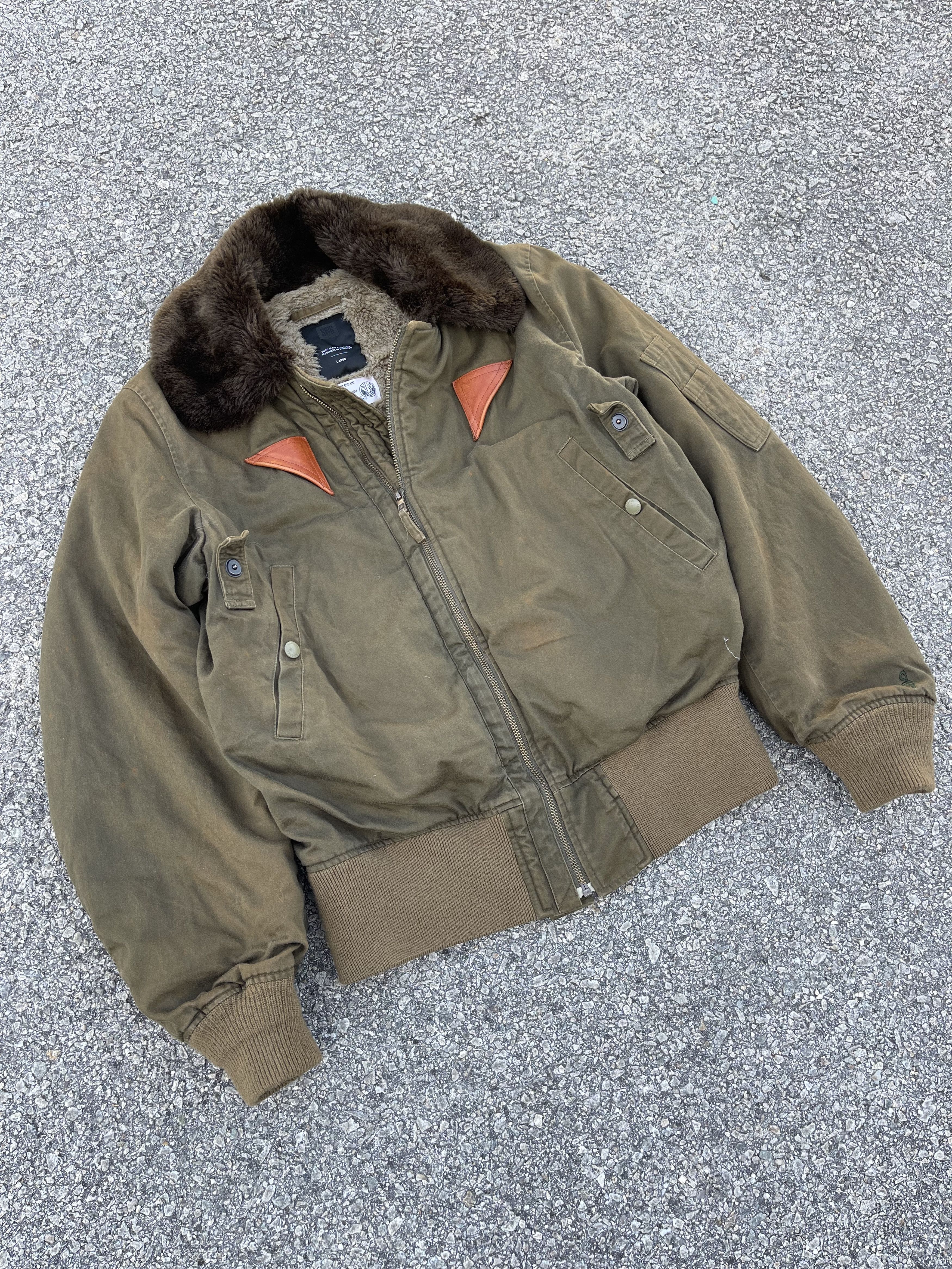 Japanese Brand × Swagger Bomber Sherpa Shearling Jacket Size US L / EU 52-54 / 3 - 1 Thumbnail