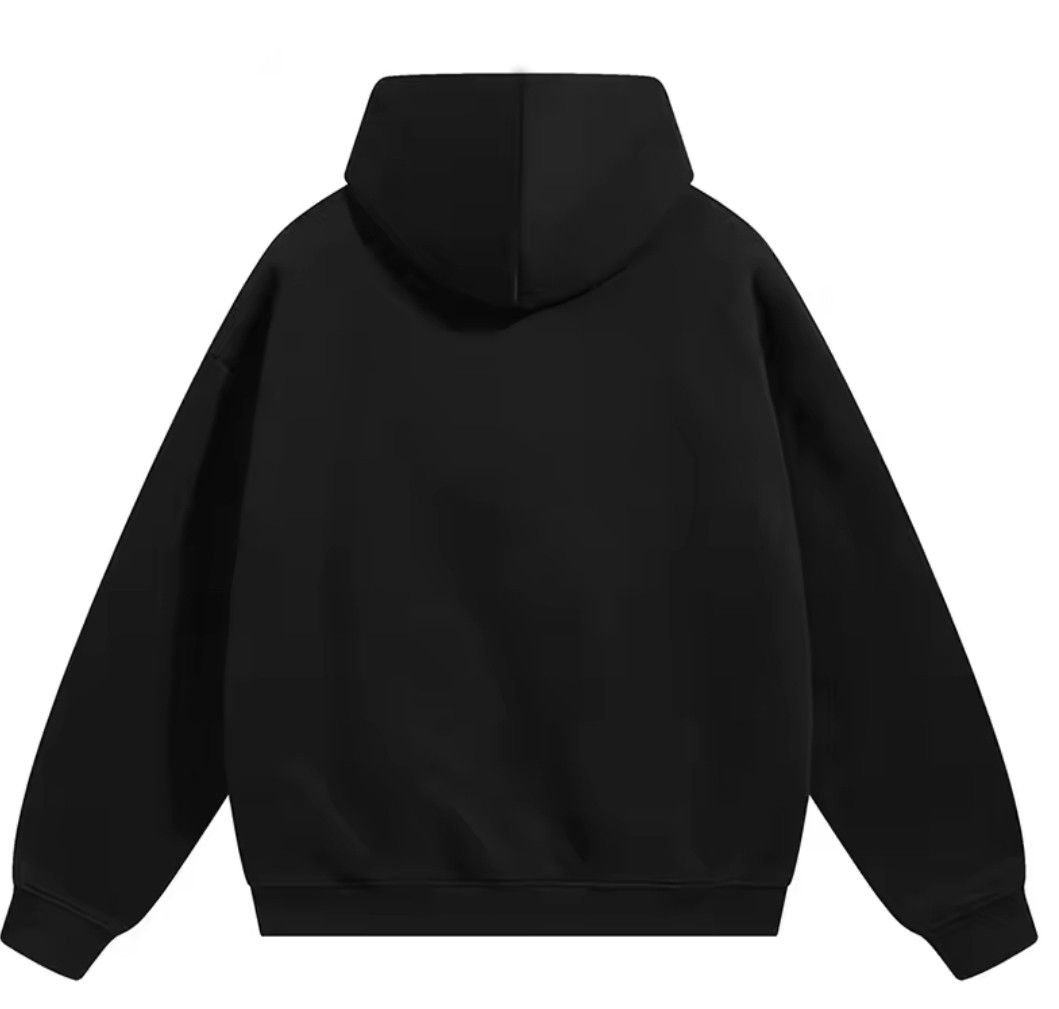 Japanese Brand Black Shady Cat Big Graphic Printed Hoodie Winter Streetwear Size US M / EU 48-50 / 2 - 3 Thumbnail