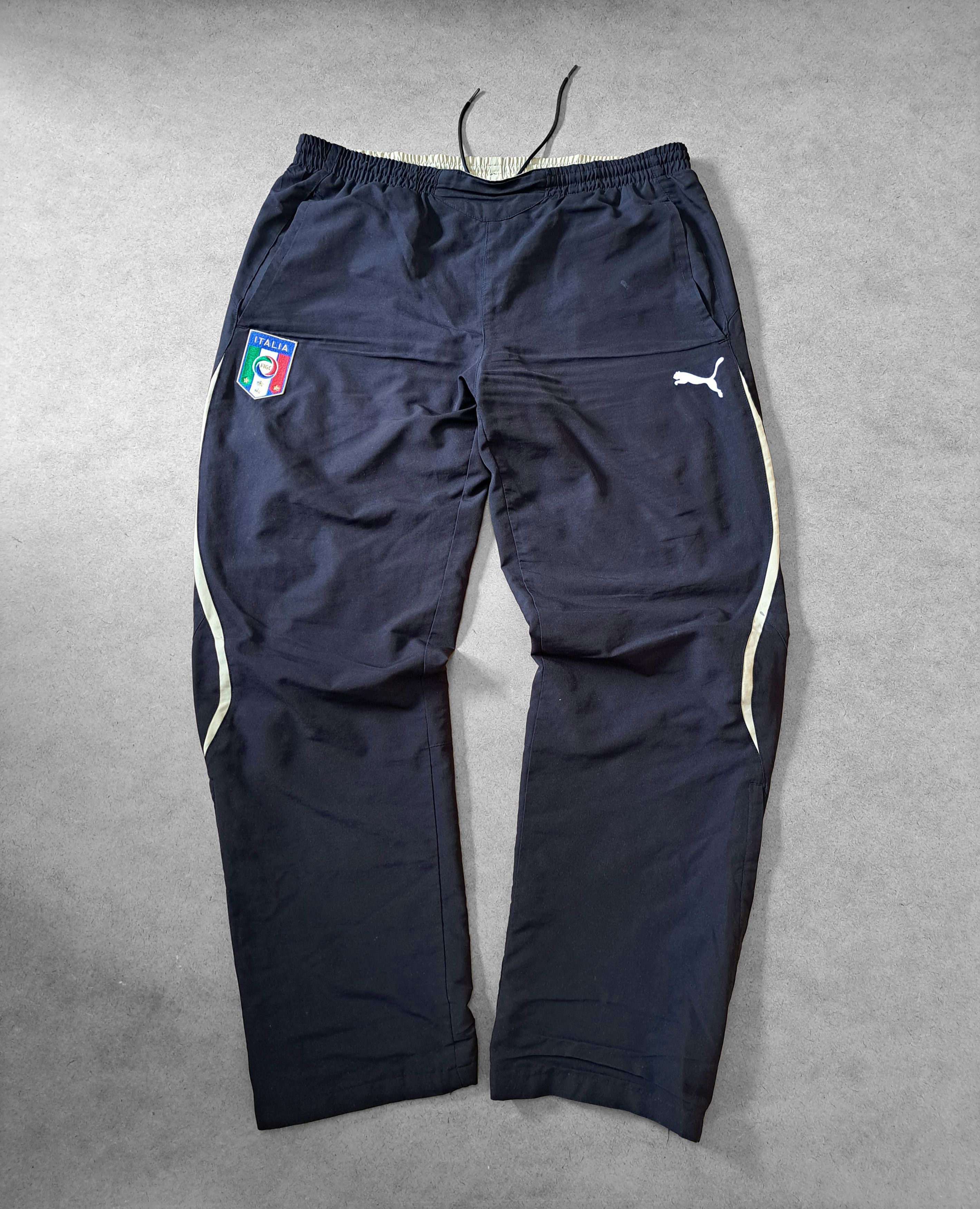 Puma Puma Italia Black Pants 00's Y2K Joggers Streatwear Size US 36 / EU 52 - 1 Thumbnail