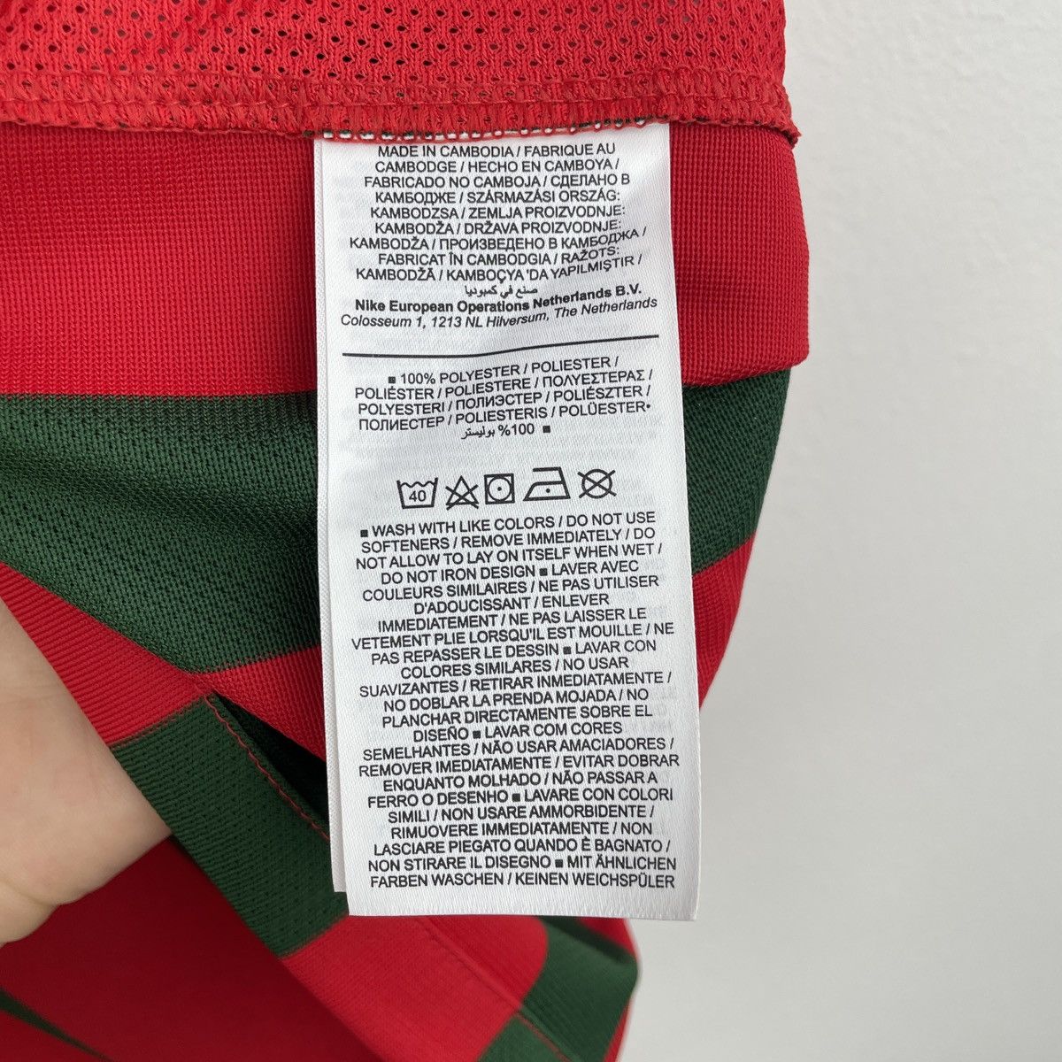 Nike FC Augsburg Niklas Dorsch Home Nike Jersey Shirt 2021/2022 Size US XXL / EU 58 / 5 - 8 Thumbnail