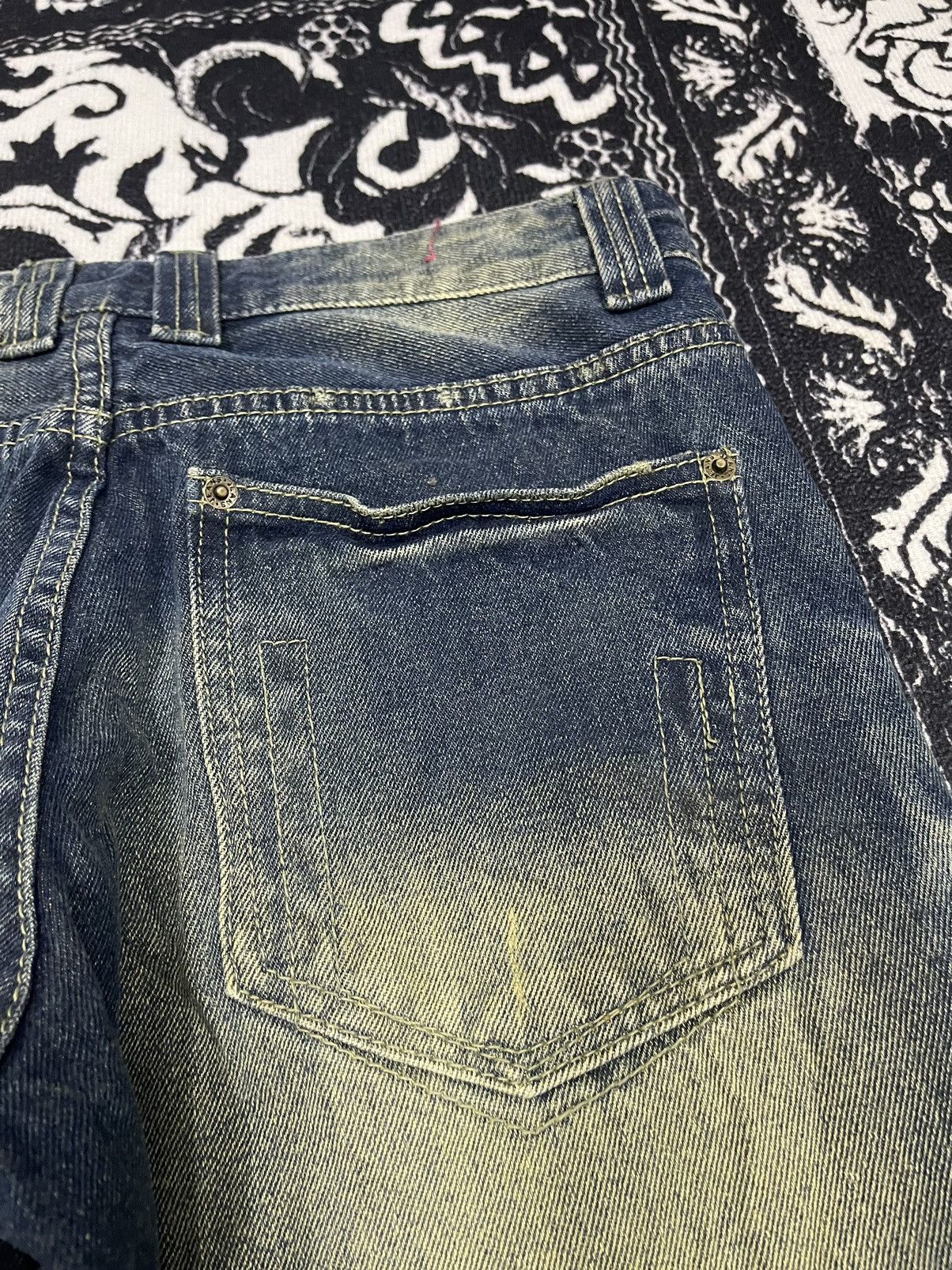 If Six Was Nine 2000s TORNADO MART INSPIRED BRAND TIMEBELT WASHABLE JEANS Size US 30 / EU 46 - 16 Thumbnail