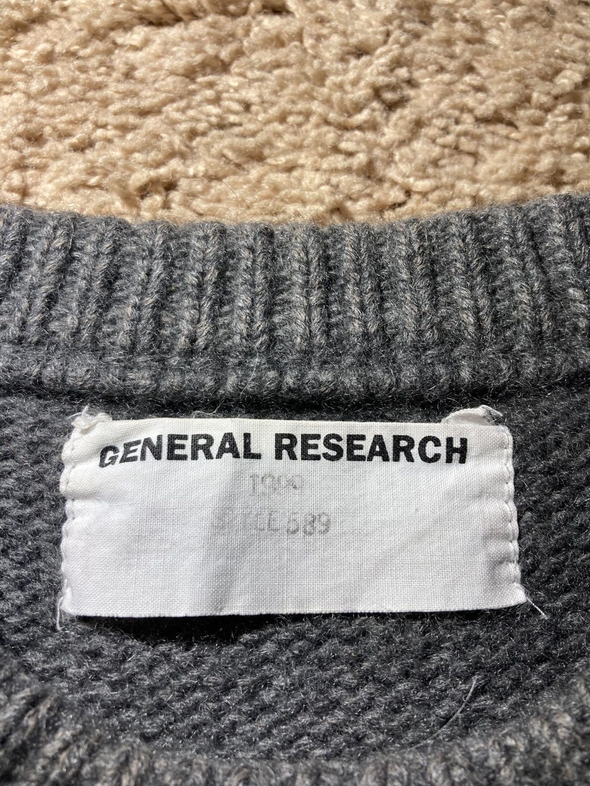 General Research × Japanese Brand 1999 General Research Cashmere Seditionaries Knit 90s Sex GR Size US M / EU 48-50 / 2 - 3 Thumbnail