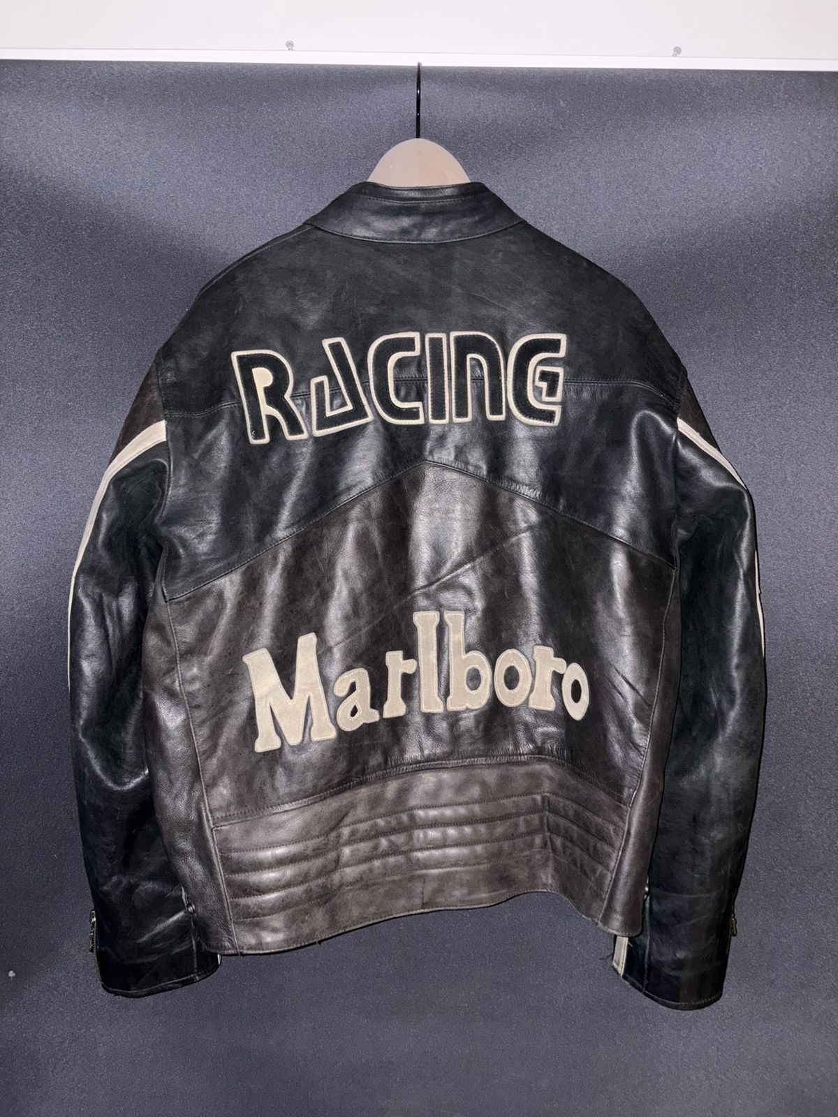 Marlboro Vintage marlboro leather jacket Size US L / EU 52-54 / 3 - 2 Thumbnail