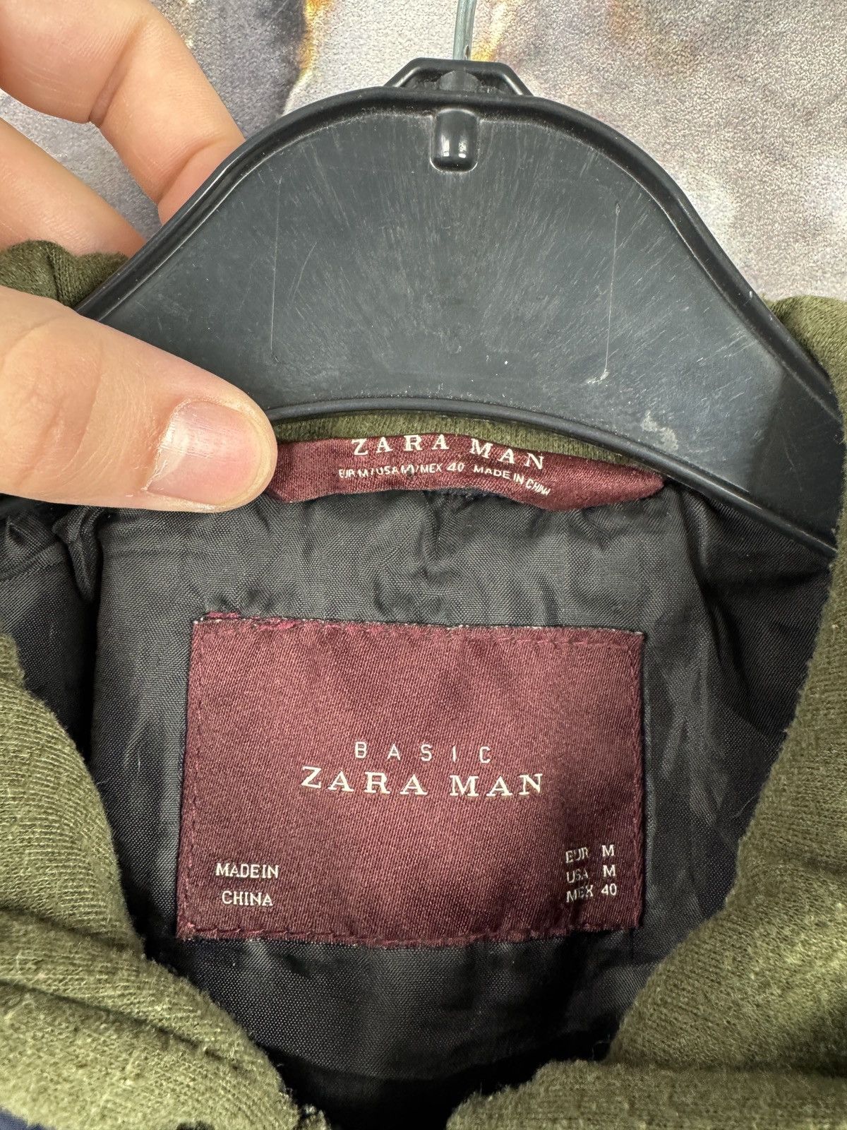 Zara Men’s Zara Basic Full Zip Jacket Hoodie Streetwear Size M Size US M / EU 48-50 / 2 - 7 Thumbnail