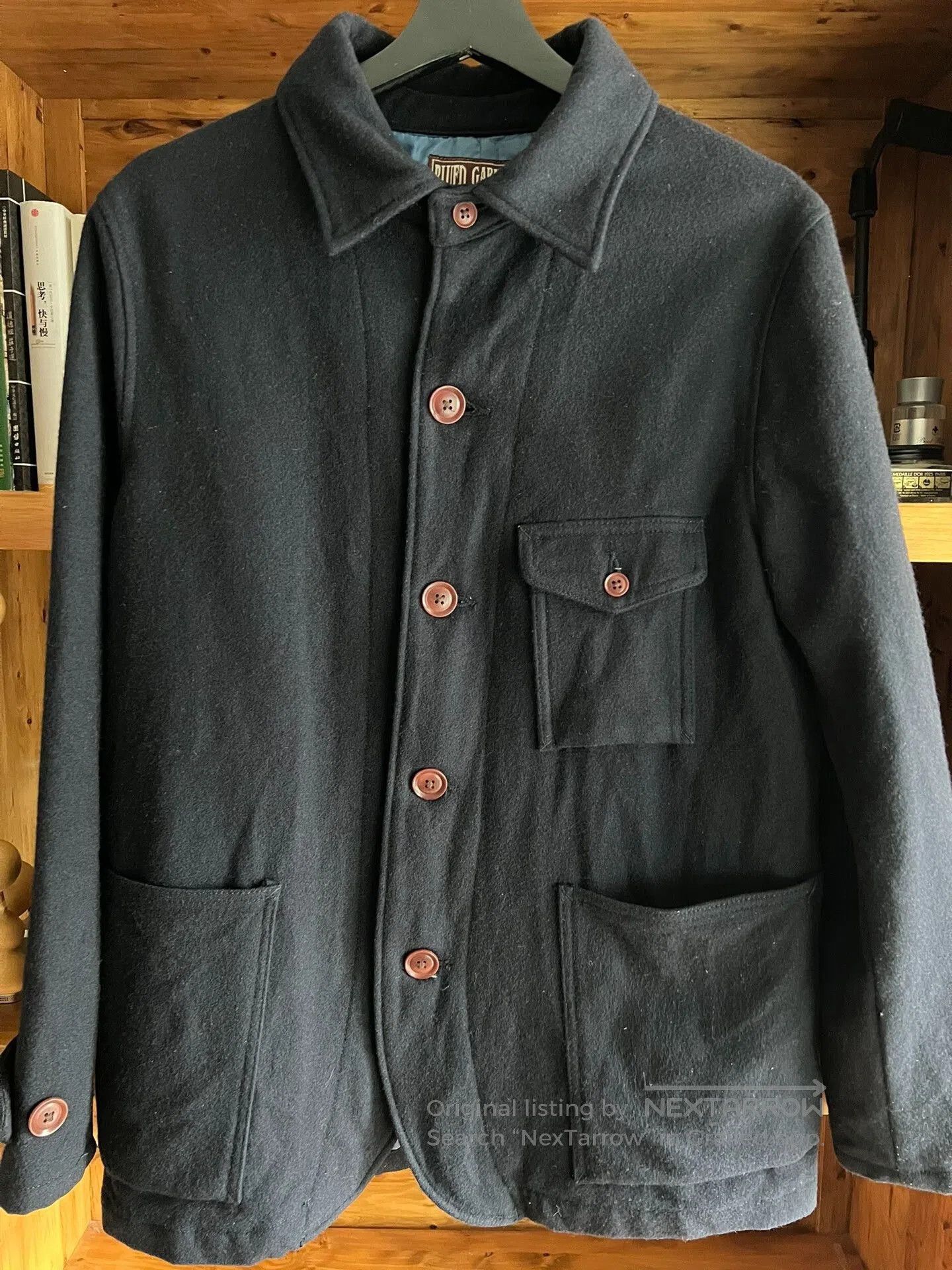 Momotaro Jeans momotaro wool jacket deep blue stylish design. Size US M / EU 48-50 / 2 - 5 Thumbnail