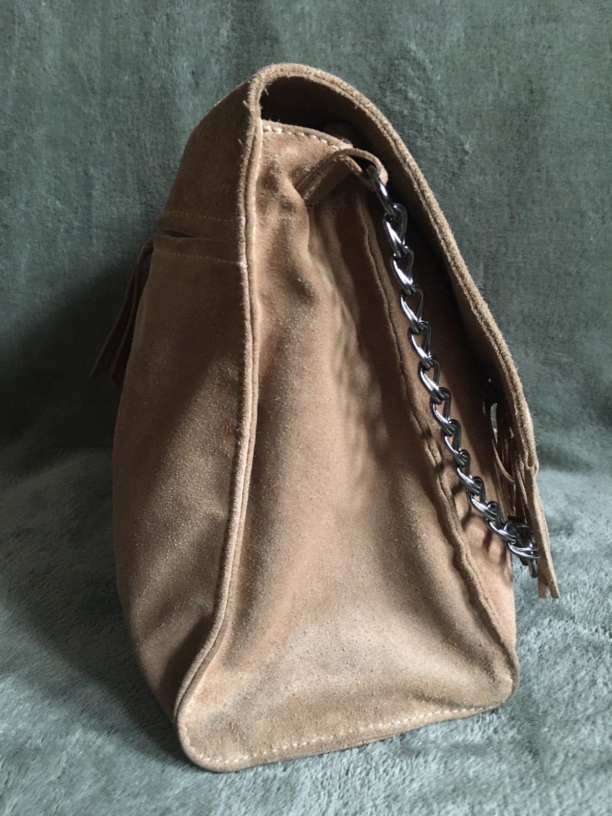 Longchamp Longchamp Paris Rocks Folk Suede Chain Flap Shoulder Bag Size ONE SIZE - 5 Thumbnail