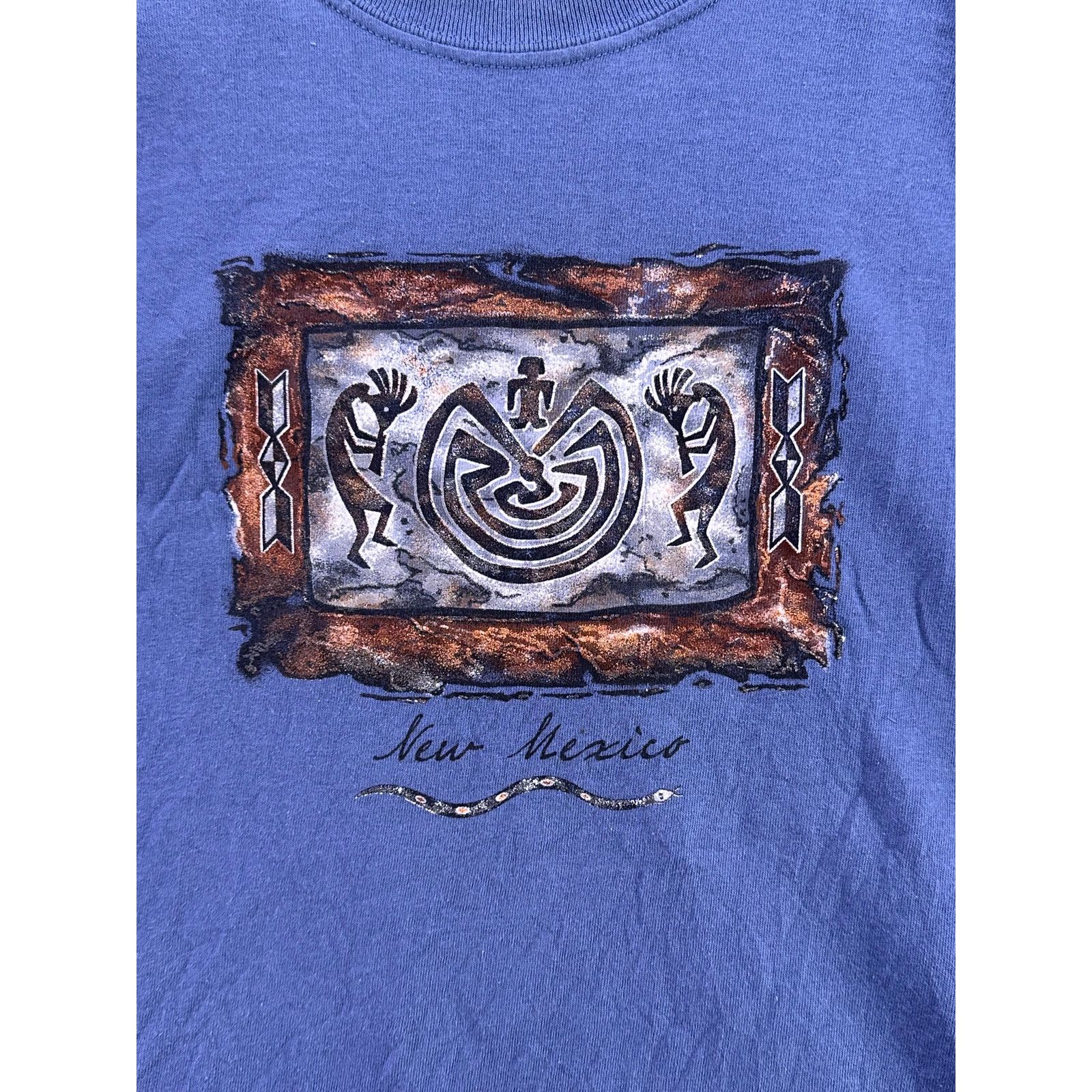 Gildan New Mexico The Legend Of The Kokopelli Print Size 2XL Size US XXL / EU 58 / 5 - 6 Thumbnail