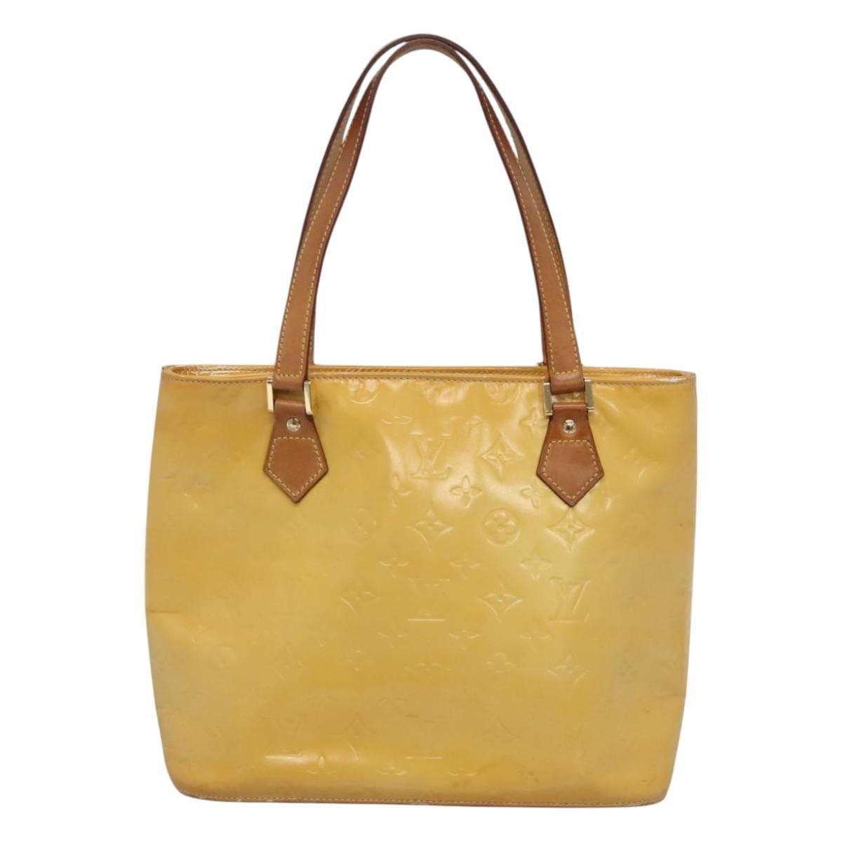 Louis Vuitton LOUIS VUITTON Monogram Vernis Houston Hand Bag Gris M91053 Size ONE SIZE - 2 Thumbnail
