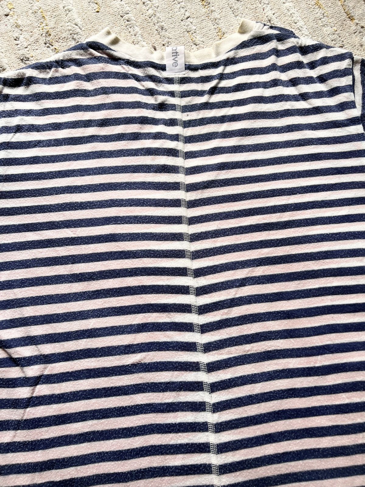 Nonnative Nonnative Reversible Stripe Vneck Tshirt Size US M / EU 48-50 / 2 - 11 Thumbnail