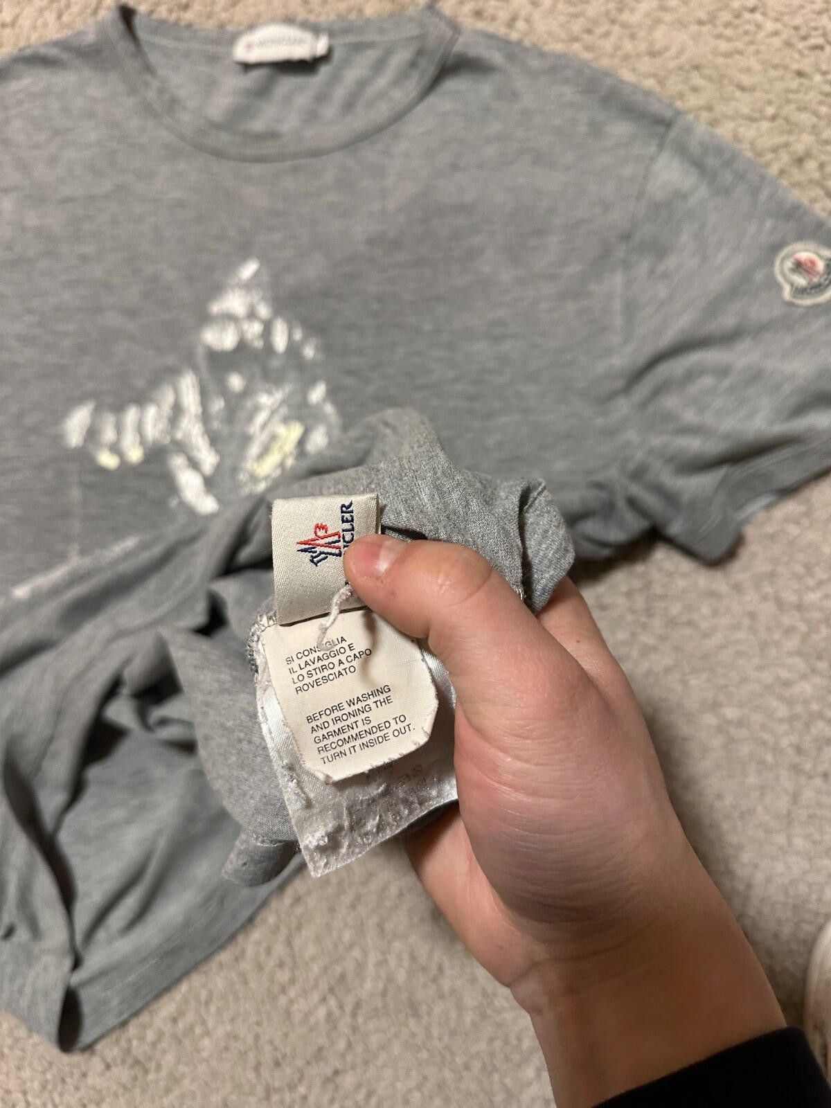 Moncler MONCLER Montreal T-shirt Sz L Size US L / EU 52-54 / 3 - 7 Thumbnail