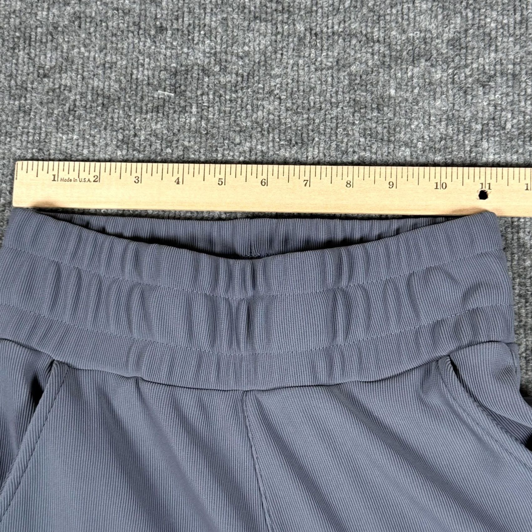 Vintage Move Theology Pants Womens XS Gray Ribbed Cargo Joggers Yoga Athletic Polyester Size 26" / US 2 / IT 38 - 5 Thumbnail