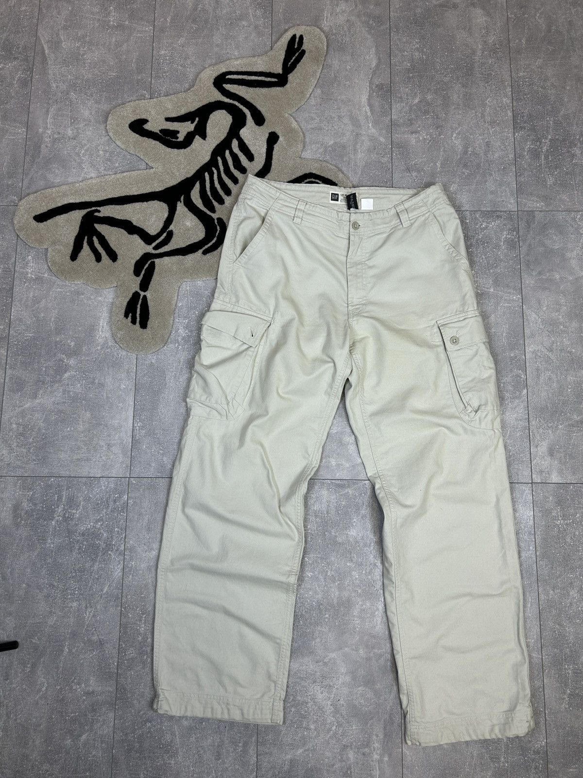 Gap × Vintage Mens Vintage Gap Cargo baggy pants y2k streetwear rare Size US 36 / EU 52 - 1 Thumbnail