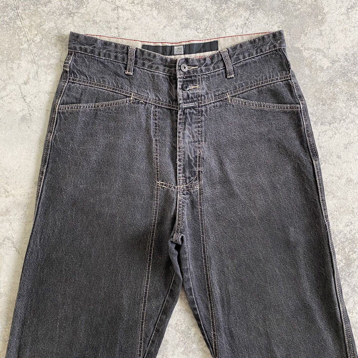 Marithe + Francois Girbaud 2000’s MFG Relaxed Fit Ash Grey Work Denim Jeans Size US 32 / EU 48 - 2 Thumbnail