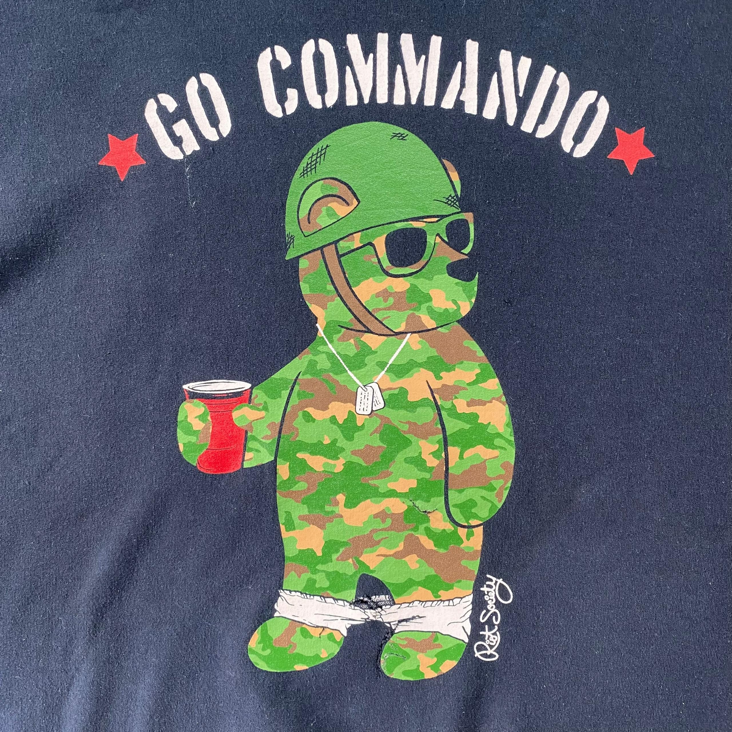 Riot Society Vintage Riot Society Go Commando Streetwear Sweatshirt Size US XL / EU 56 / 4 - 3 Thumbnail