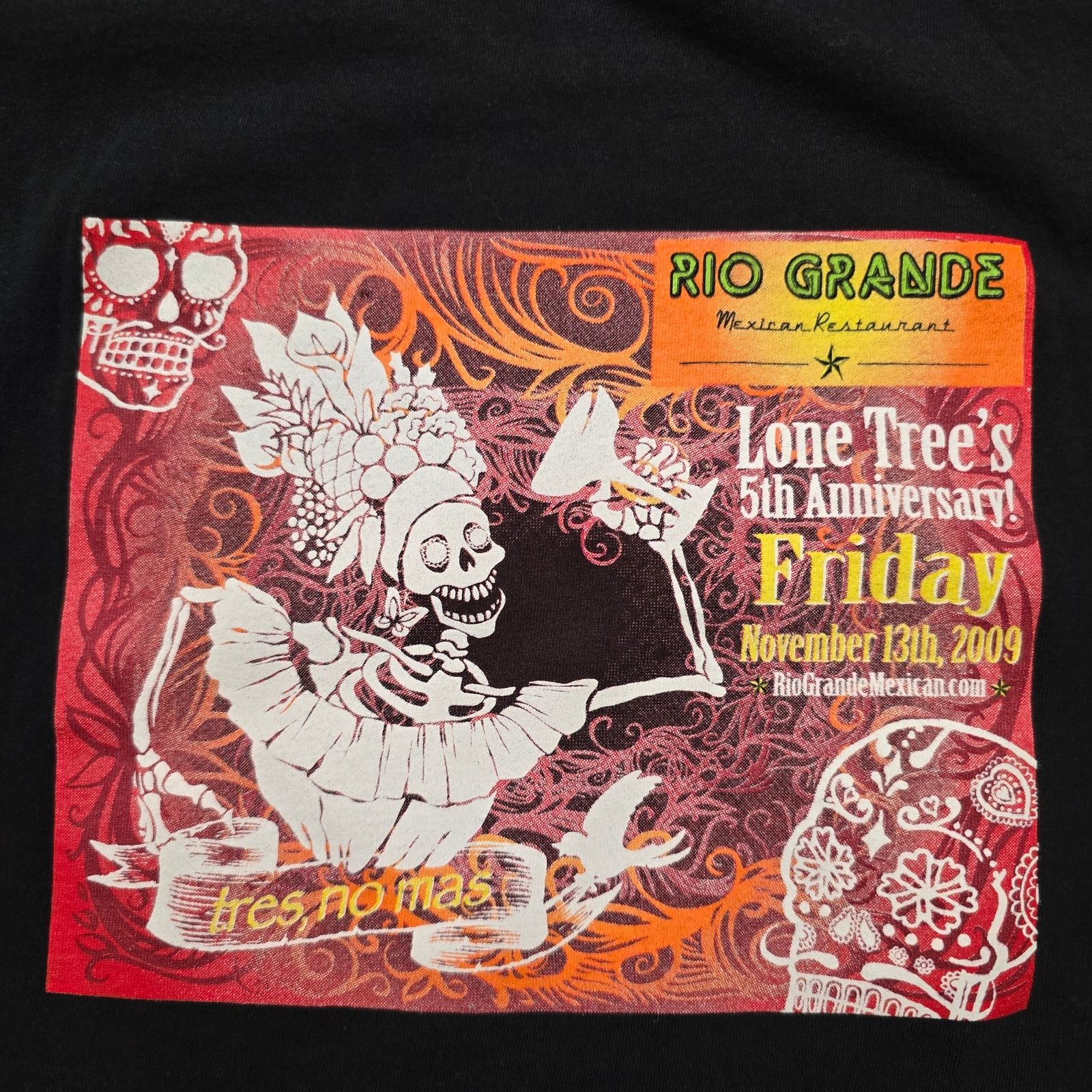 Other Rio Grande Mexican Restaurant Lone Trees 5th Anniversary Tee Size US XL / EU 56 / 4 - 2 Thumbnail