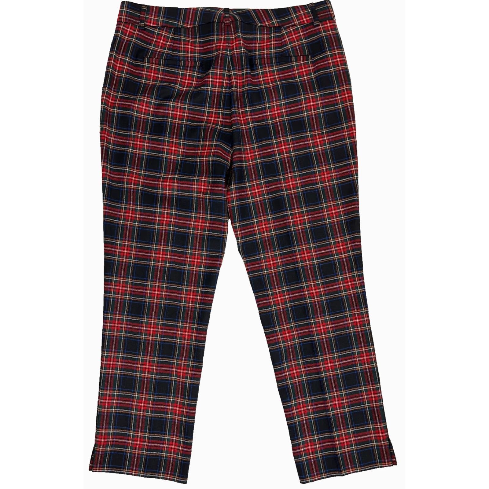 Gerard Darel Women's Gerard Darel Paris Pants Tartan Plaid Wool Blend Sz 46 Size 32" / US 10 / IT 46 - 2 Thumbnail