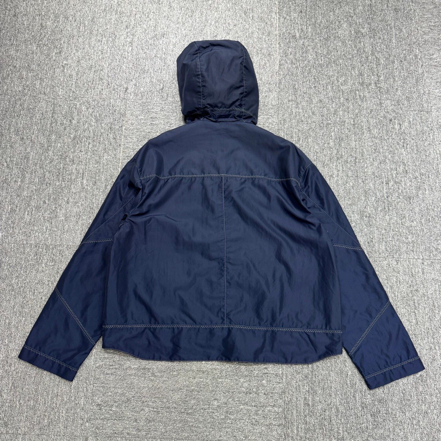Hermes Hermes Navy Blue Pocketed Jacket 56 Size US XL / EU 56 / 4 - 5 Thumbnail