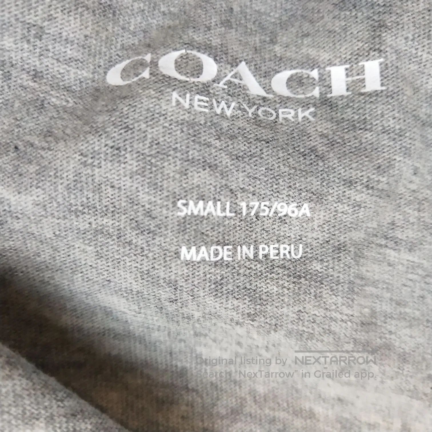 Louis Vuitton Coach Men's S Cotton Logo Crewneck T. Size US S / EU 44-46 / 1 - 7 Thumbnail