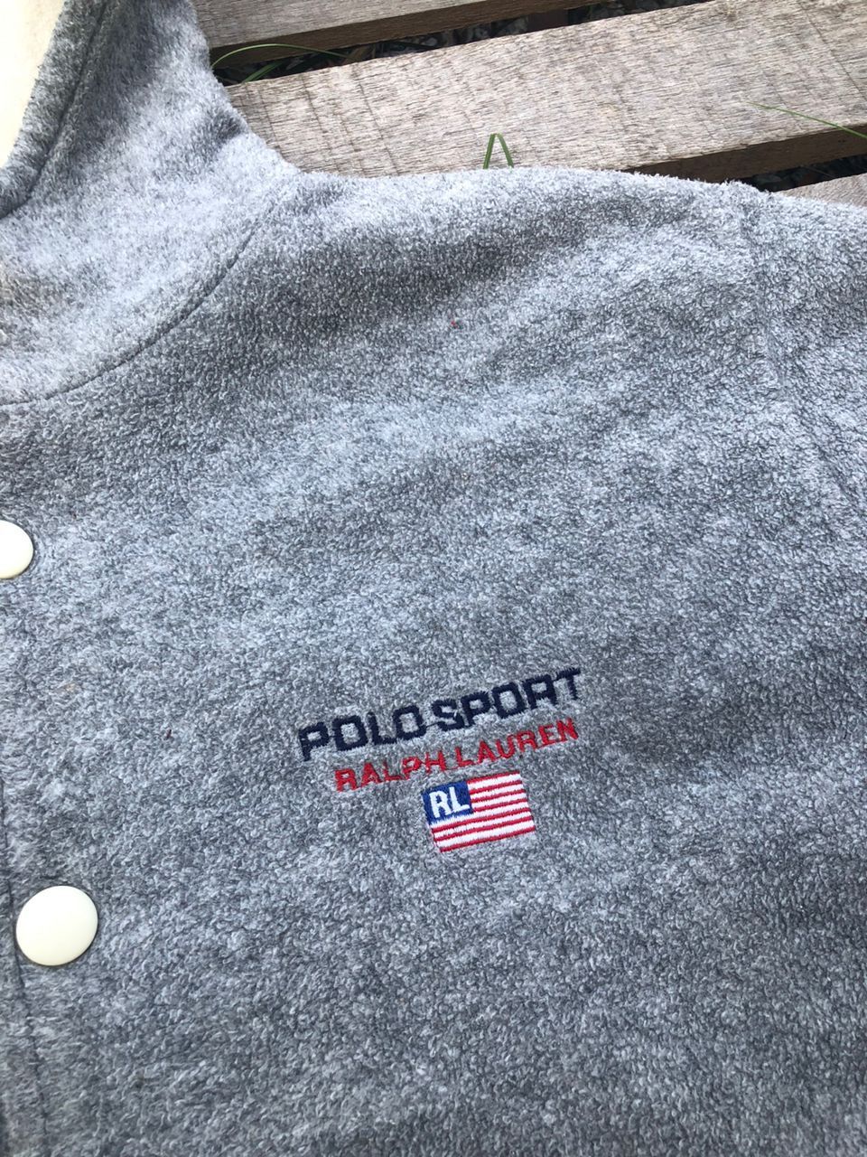 Polo Ralph Lauren Vintage Polo Sport Ralph Lauren Fleece Jacket Big Logo Size US M / EU 48-50 / 2 - 4 Thumbnail