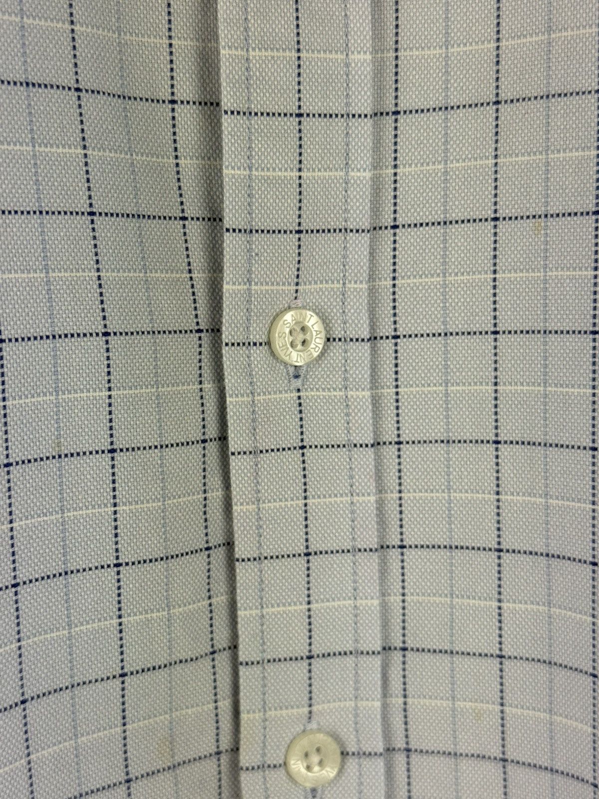 Yves Saint Laurent YSL Vintage Yves Saint Laurent L/S Plaid Button Up Shirt Size US L / EU 52-54 / 3 - 8 Thumbnail