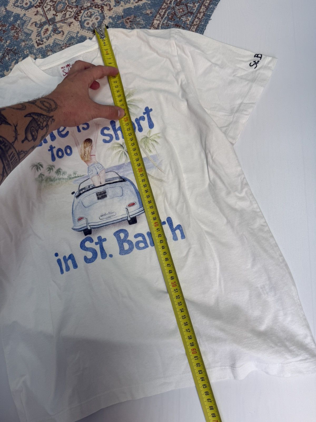 MC2 Saint Barth Mc2 Saint Barth “Life is too Short” T-shirt Size US S / EU 44-46 / 1 - 9 Thumbnail