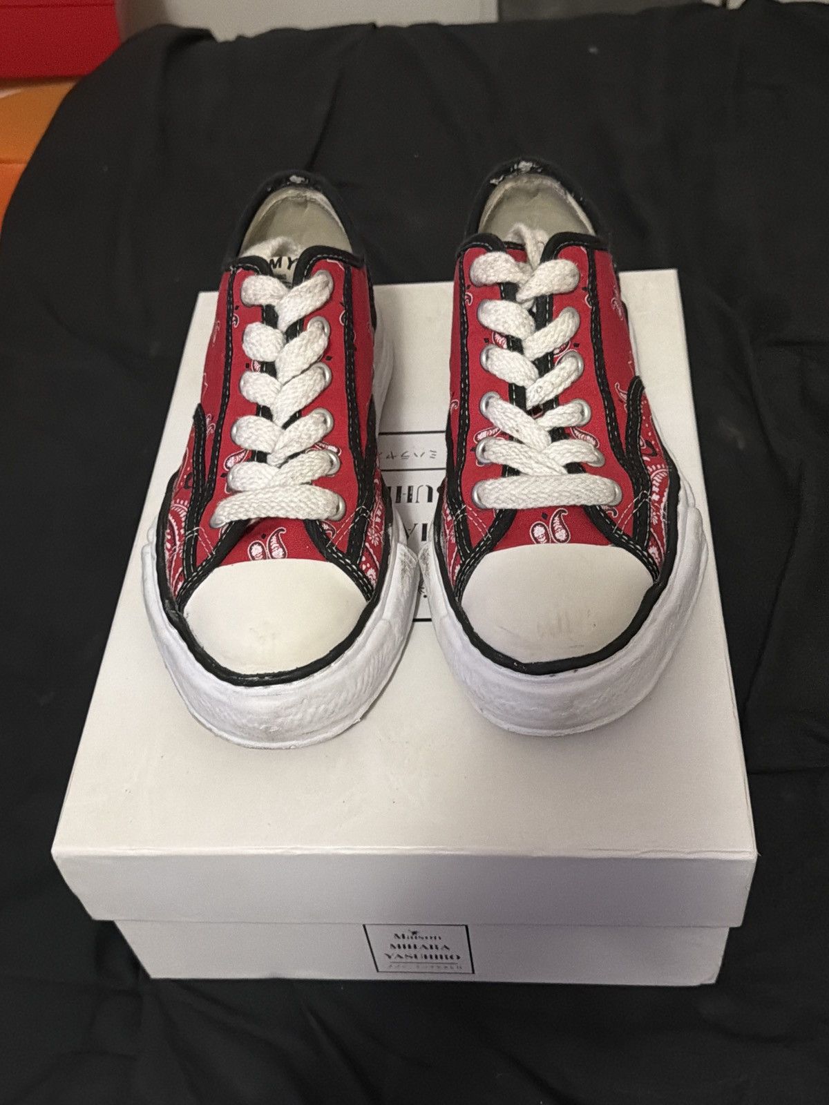 Maison MIHARA YASUHIRO Maison Mihara Yasuhiro Bandana Canvas Sneaker Size US 7 / EU 40 - 1 Thumbnail
