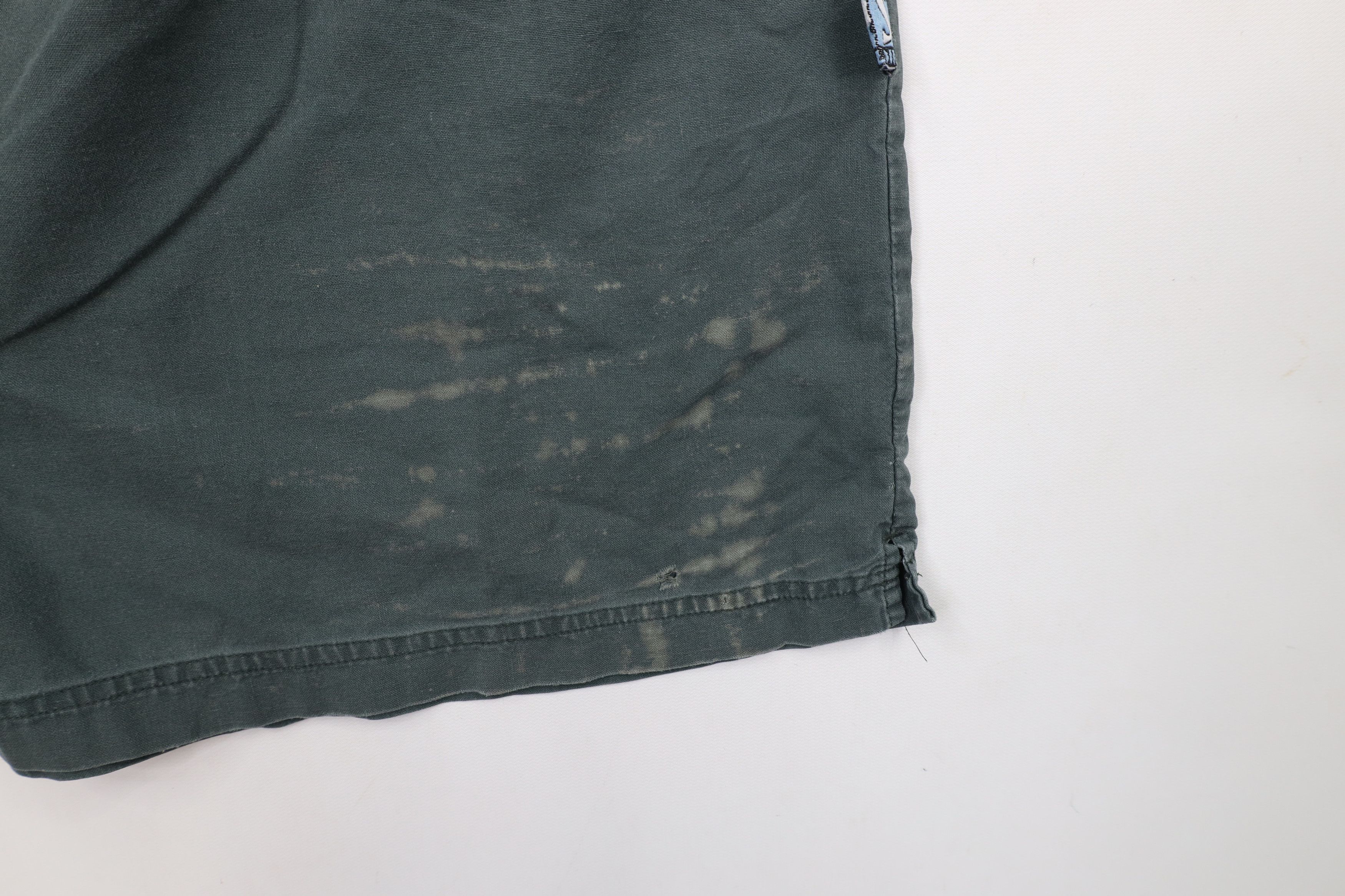 Spalding × Vintage Vintage 90s Spalding Lined Above Knee Shorts Green Cotton Size US 36 / EU 52 - 7 Thumbnail