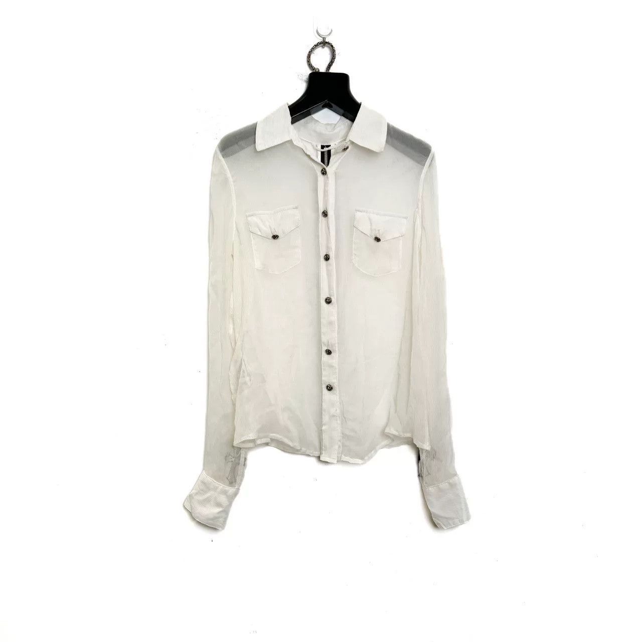 Chrome Hearts Chrome Hearts Silk Cross Patchwork Shirt Size L / US 10 / IT 46 - 1 Thumbnail