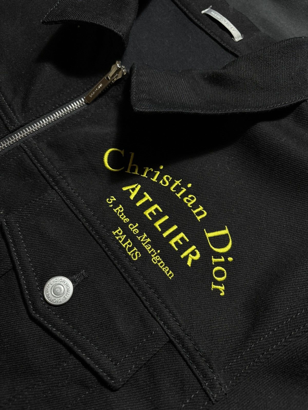 Dior Dior Atelier Denim Jacket Black - Size S Size US S / EU 44-46 / 1 - 2 Thumbnail