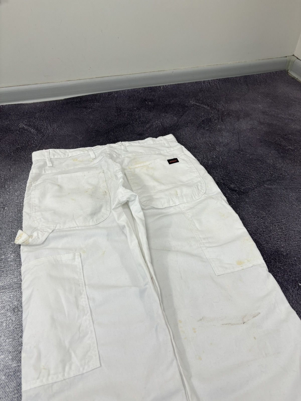 Dickies Vintage Dickies Workwear White Hype Baggy Carpenter Pants Size US 32 / EU 48 - 5 Thumbnail
