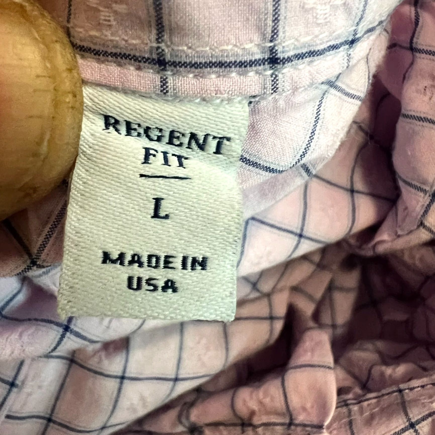 Brooks Brothers VINTAGE Brooks Brothers Button-Up Shirt Mens Regular Purple Check Embossed Print N/A Size US M / EU 48-50 / 2 - 7 Thumbnail