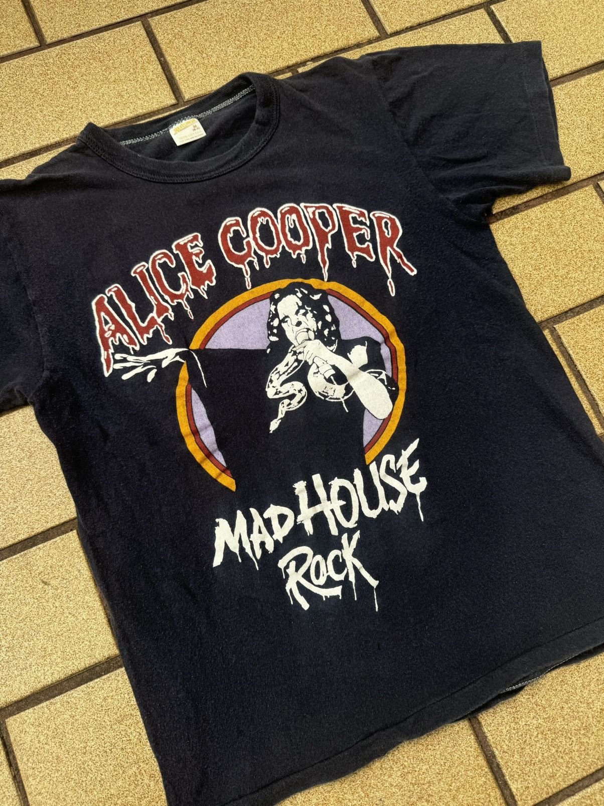Band Tees × Vintage 1979 Alice Cooper Mad House World Tour 79 Grail true vintage Size US M / EU 48-50 / 2 - 5 Thumbnail