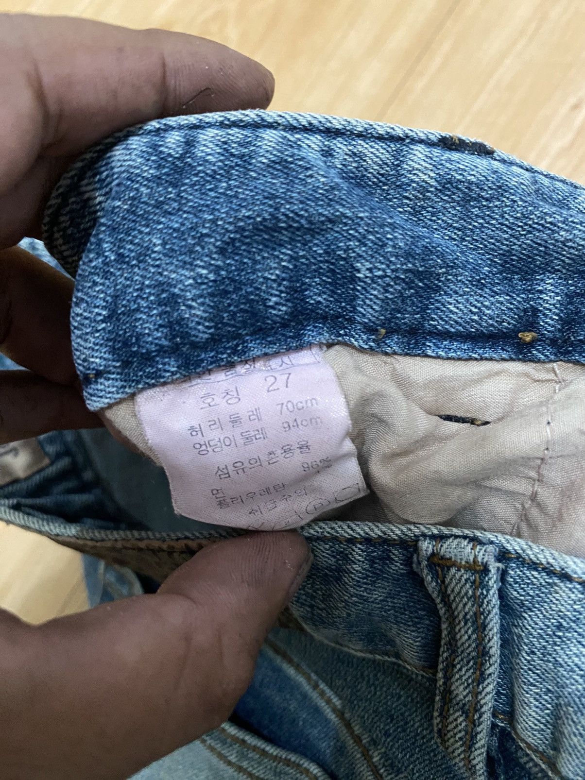 Seditionaries Japanase brand jaba jean flared style very rare Size US 30 / EU 46 - 9 Thumbnail