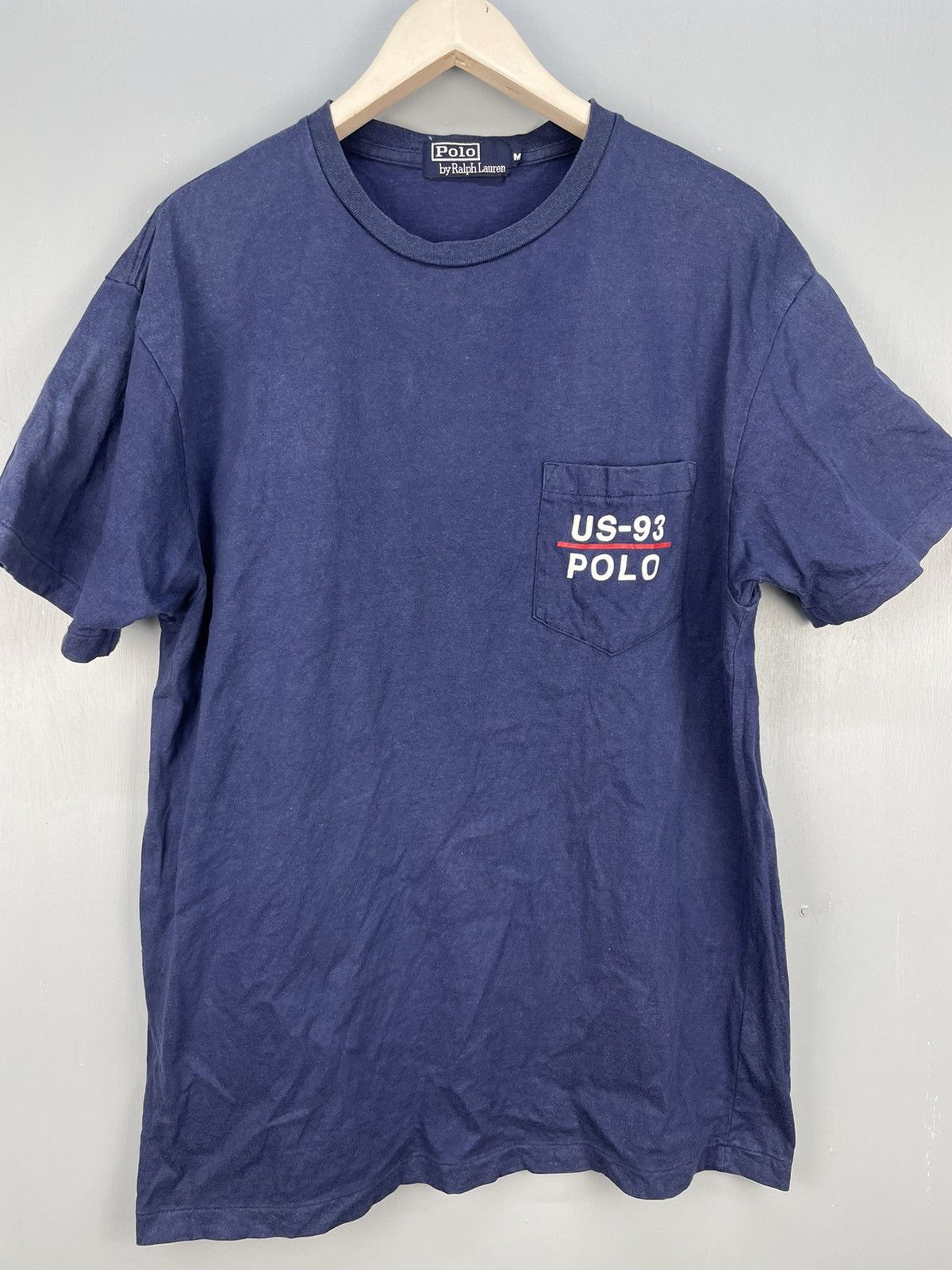Polo Ralph Lauren Vintage 90s Polo Ralph Lauren Sailing 1993 pocket tee Size US M / EU 48-50 / 2 - 3 Thumbnail