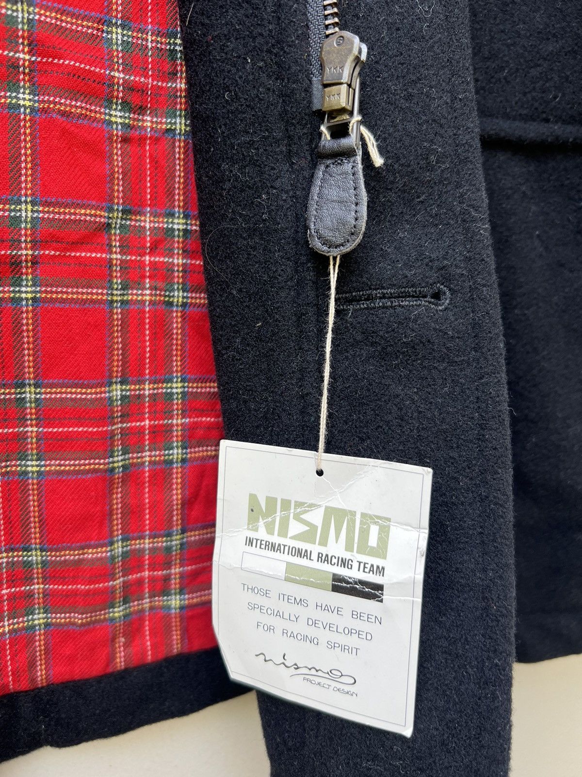 Japanese Brand VTG 90s NISMO International Racing Black Wool Duffel Jacket Size US L / EU 52-54 / 3 - 10 Thumbnail