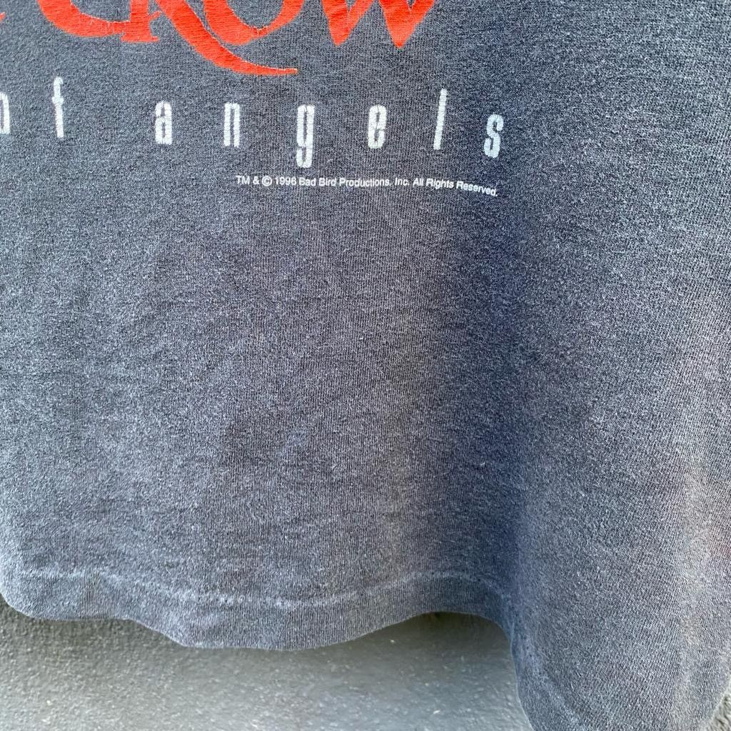 Vintage Vintage Faded 90s The Crow City Of Angles Movie Tee Size US L / EU 52-54 / 3 - 4 Thumbnail