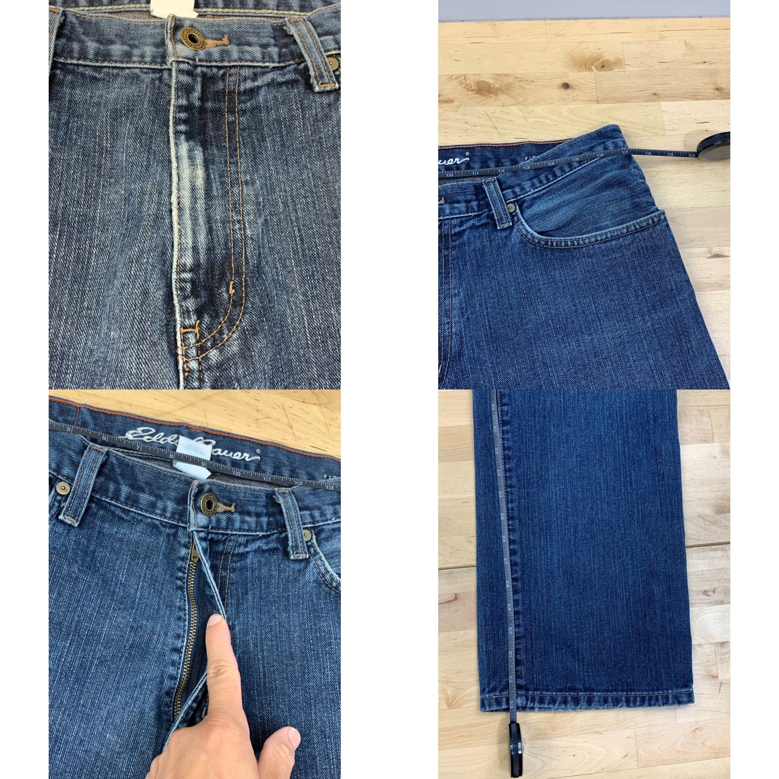 Eddie Bauer Eddie Bauer Denim Jeans Blue Mens 34x33 Relaxed Fit Loose #5957 Size US 34 / EU 50 - 8 Thumbnail
