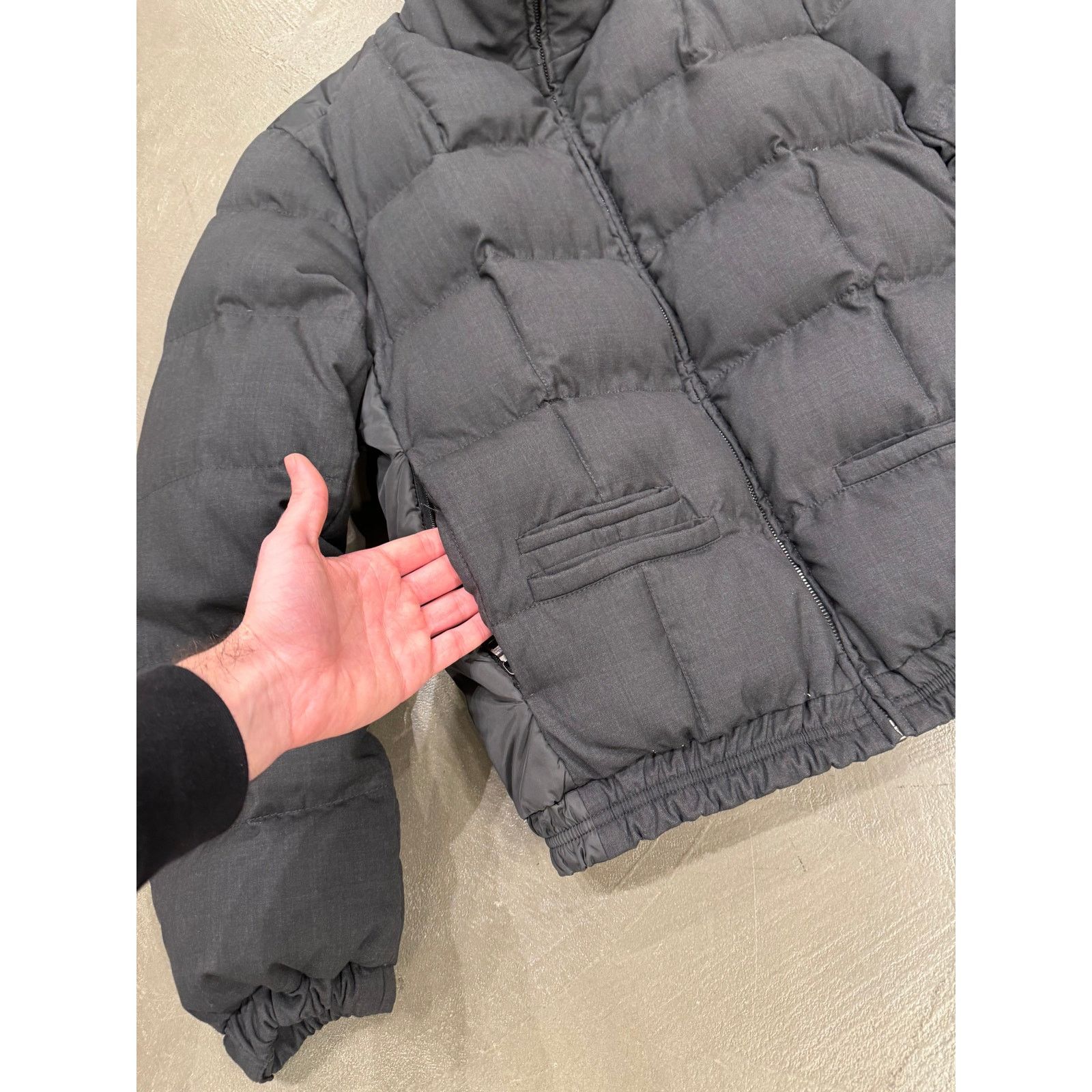 Prada 2010 Prada nylon puffer jacket Size US L / EU 52-54 / 3 - 4 Thumbnail