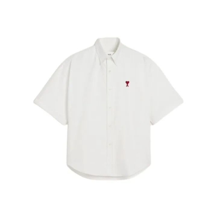 AMI AMIPARIS Classic Button-Up Long Sleeve Shirt 0079 Size US S / EU 44-46 / 1 - 1 Thumbnail
