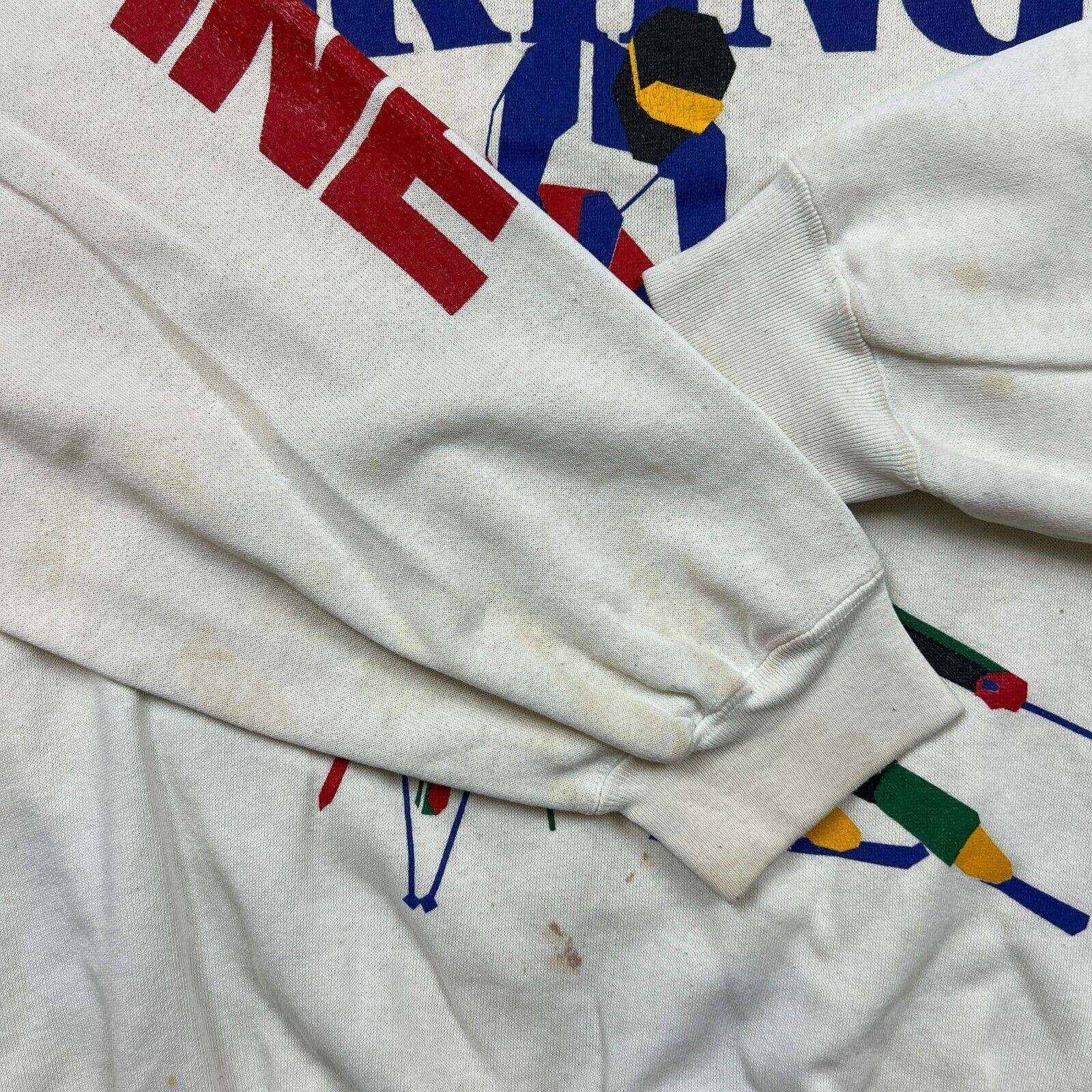 Vintage Skiing Alpine Medium Nordic All Over Print Sweatshirt 90s Size US M / EU 48-50 / 2 - 4 Thumbnail