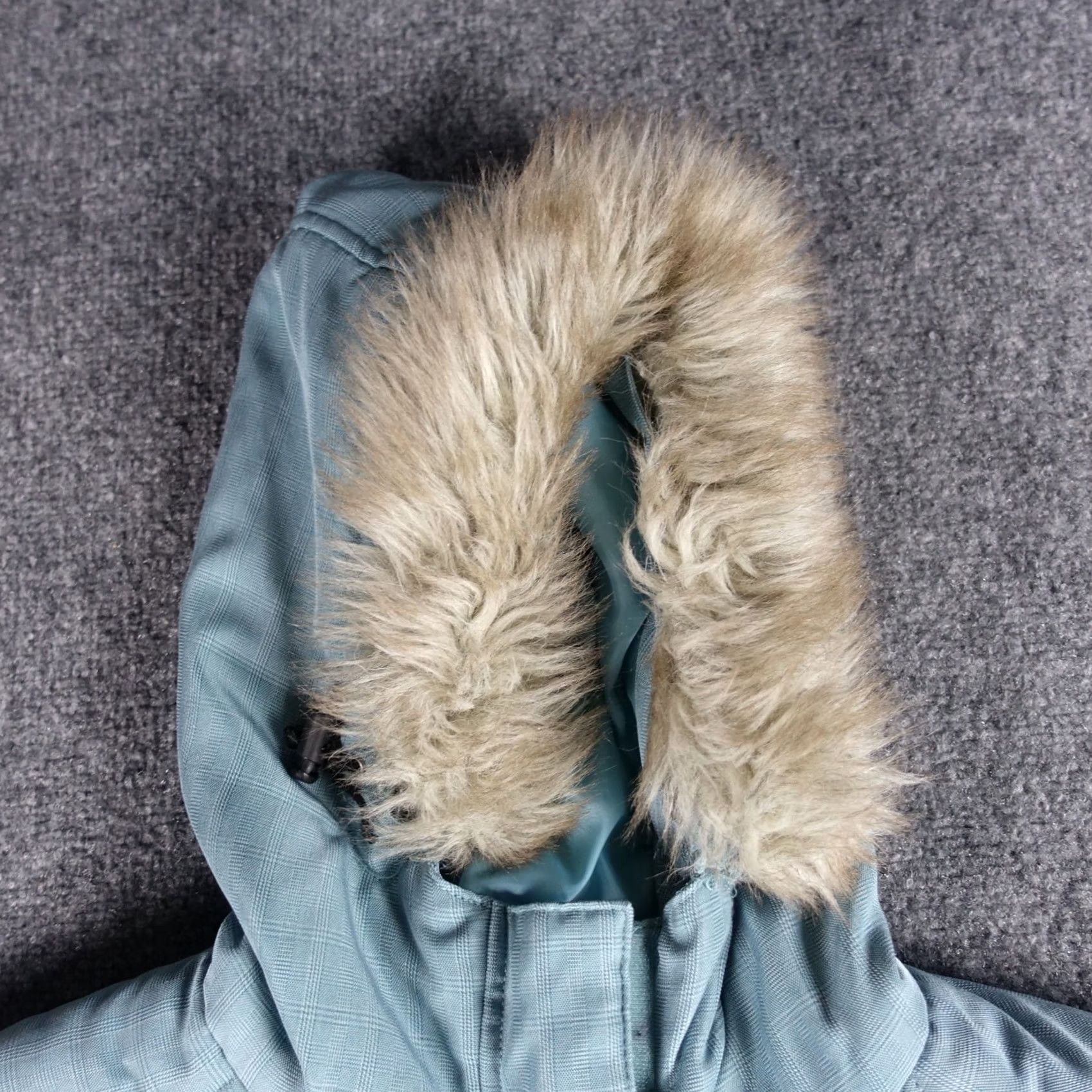 Vintage Lamar Jacket Womens Large Blue Faux Fur Trim Snow Coat Skiing Hood Stylish Snowboard Size L / US 10 / IT 46 - 2 Thumbnail