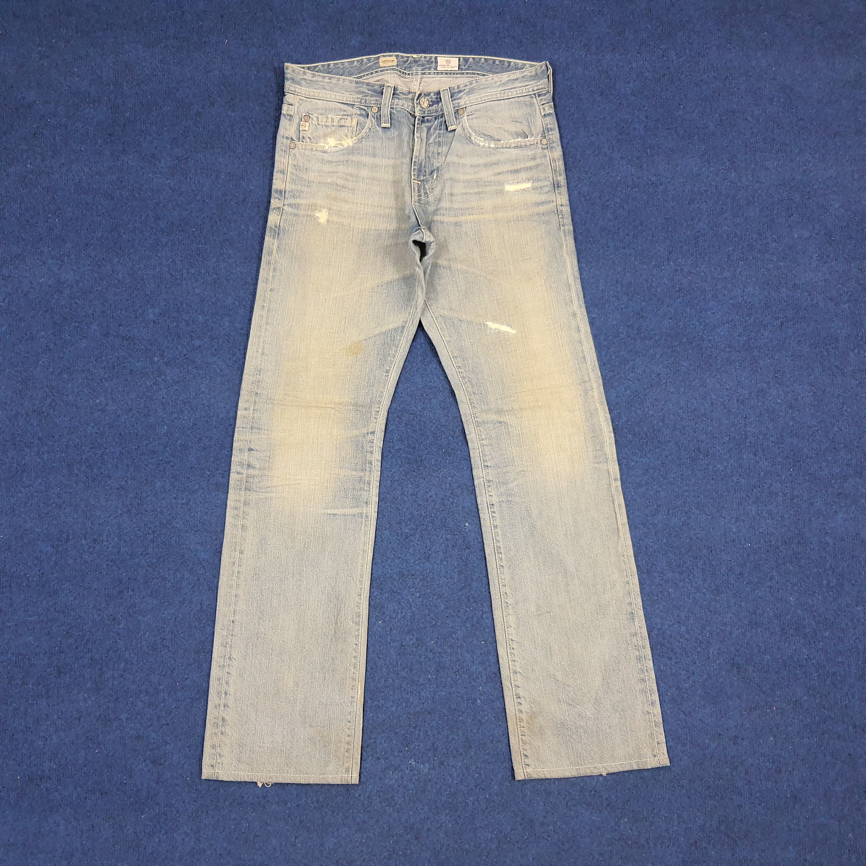 AG Adriano Goldschmied × Designer × Vintage Vintage AG Adriano Goldschmied Designer Denim Pants Size US 30 / EU 46 - 4 Thumbnail