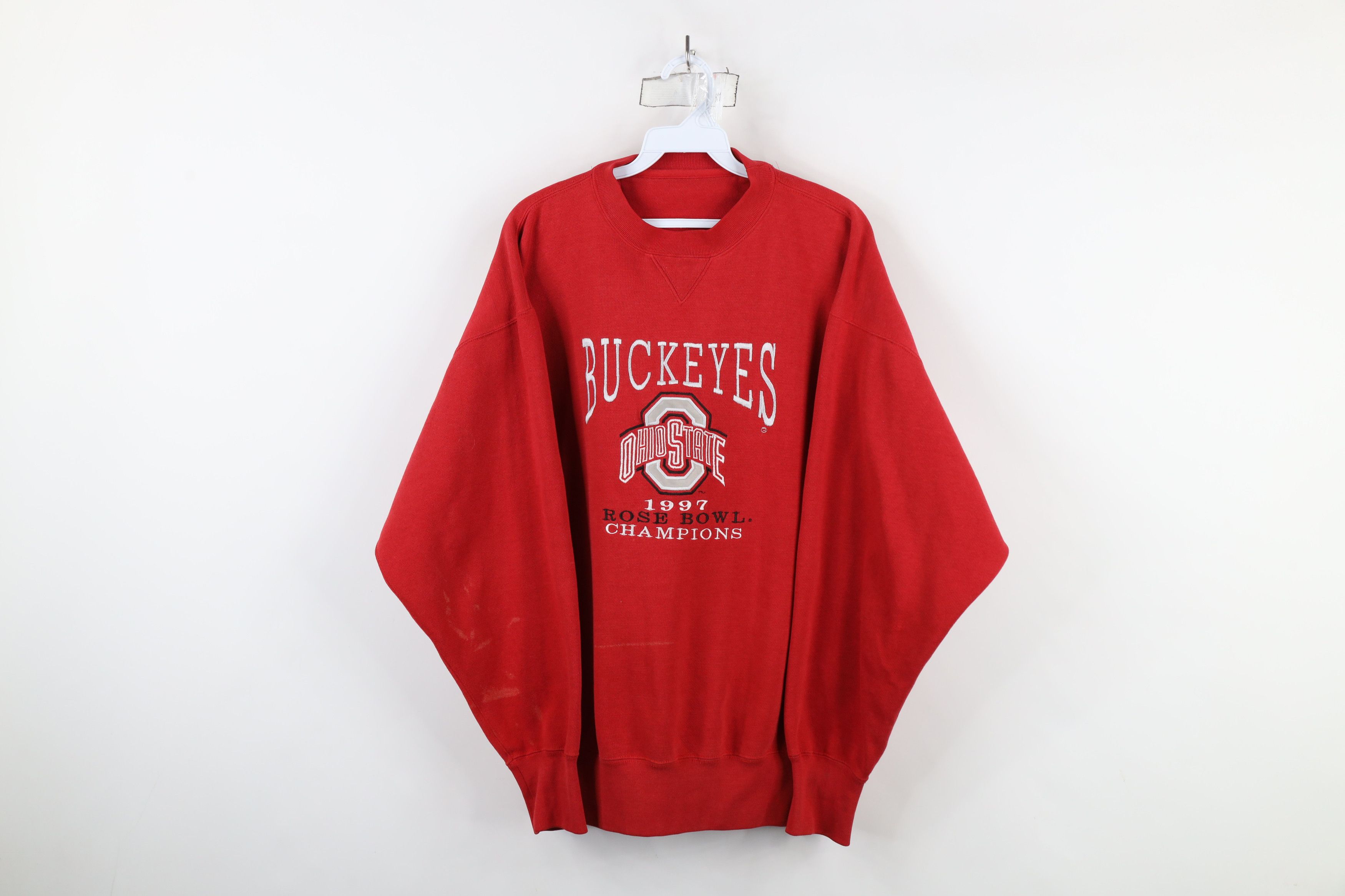 Vintage Vintage 1997 Rose Ohio State University Football Sweatshirt Size US XL / EU 56 / 4 - 1 Thumbnail