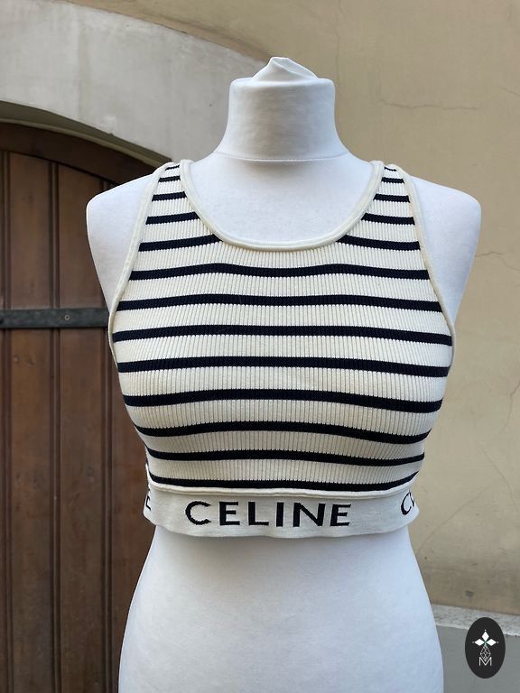 Celine Celine Jersey top Size M / US 6-8 / IT 42-44 - 2 Thumbnail