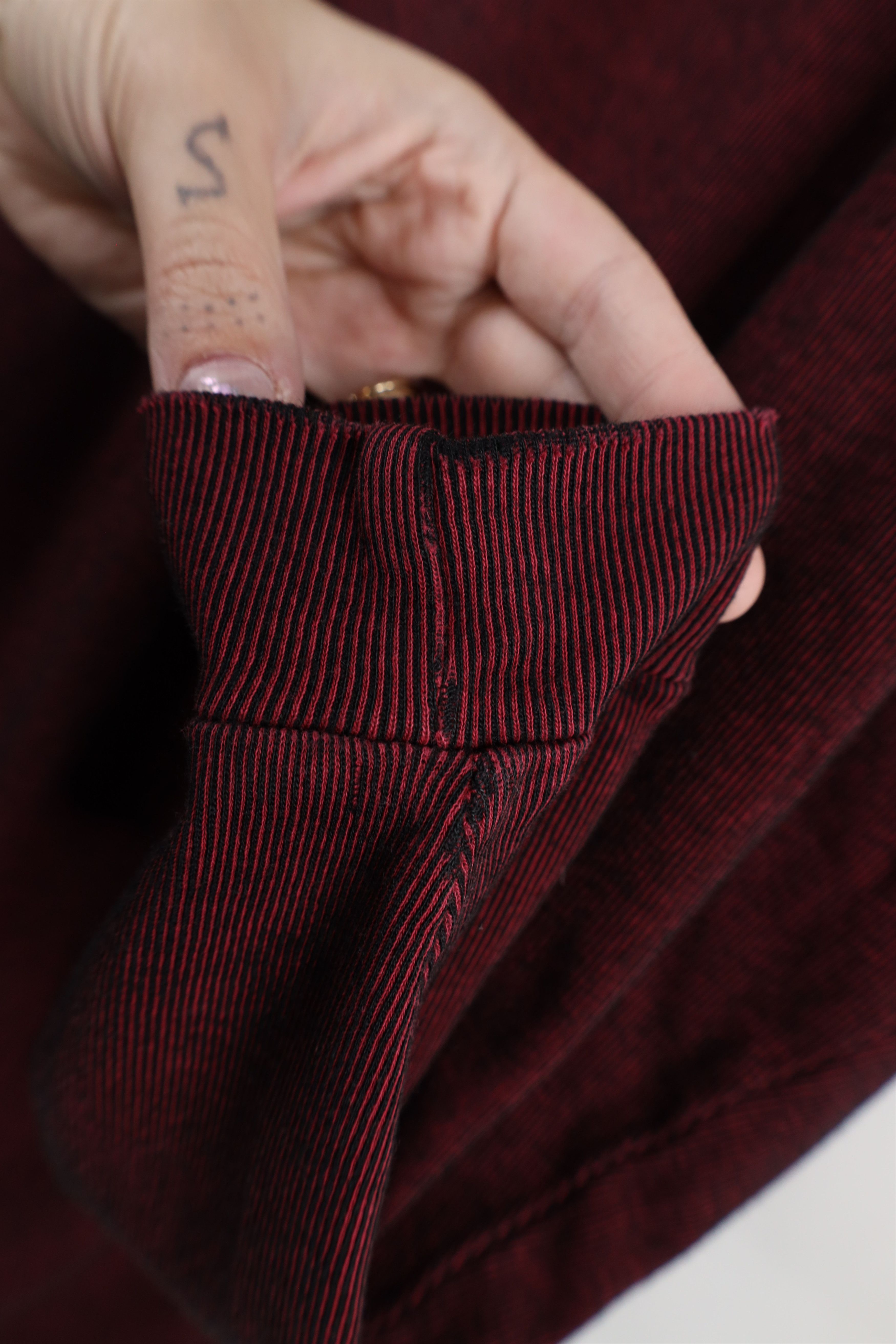 Vintage Vintage 90s Streetwear Knit Mock Neck Long Sleeve T-Shirt Size US L / EU 52-54 / 3 - 5 Thumbnail