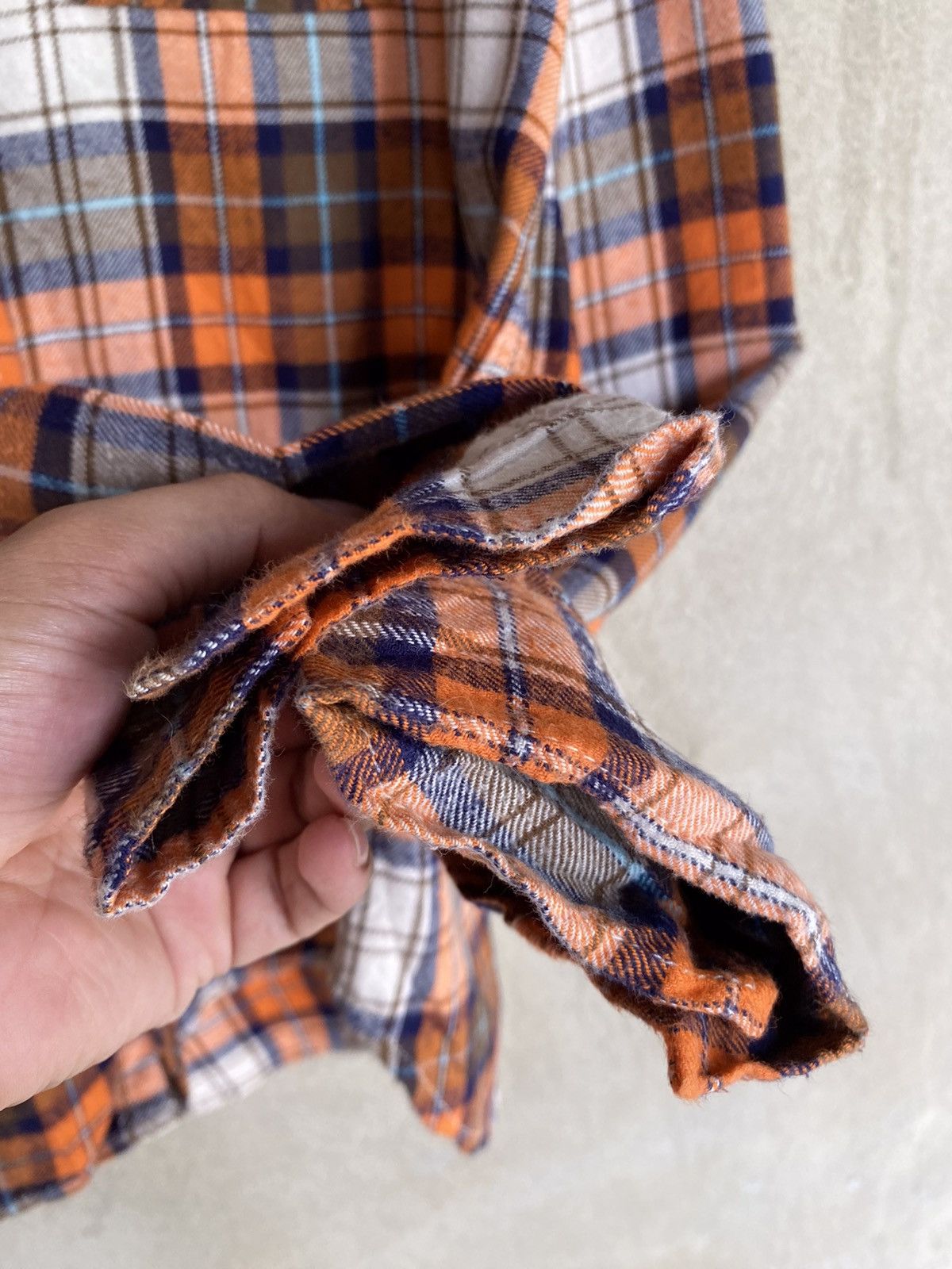 Flannel Vintage Wrangler Plaid Tartan Flannel Shirt Size US XS / EU 42 / 0 - 6 Thumbnail
