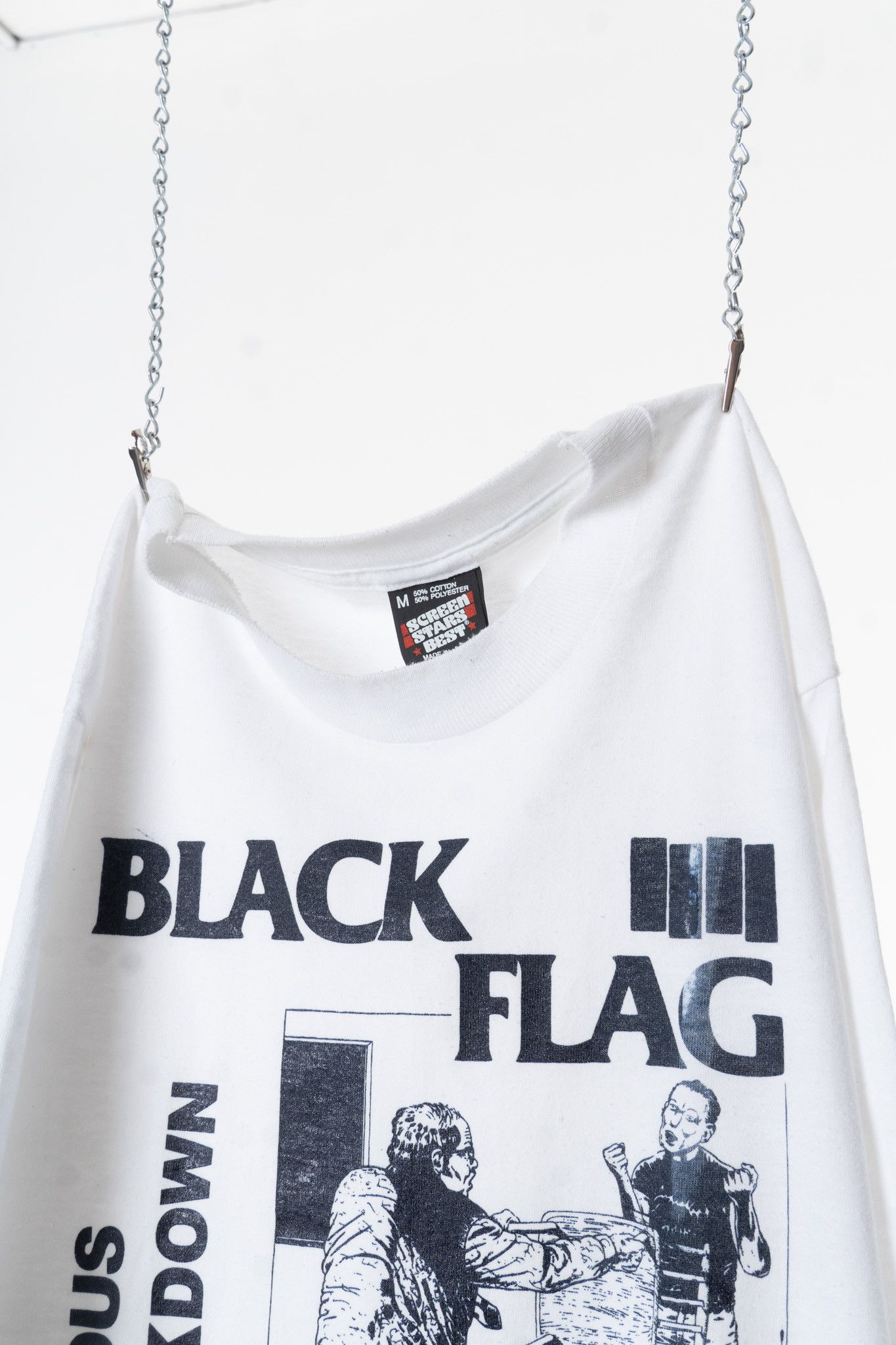 Vintage VINTAGE 1980s BLACK FLAG ‘NERVOUS BREAKDOWN’ T-SHIRT Size US M / EU 48-50 / 2 - 6 Thumbnail