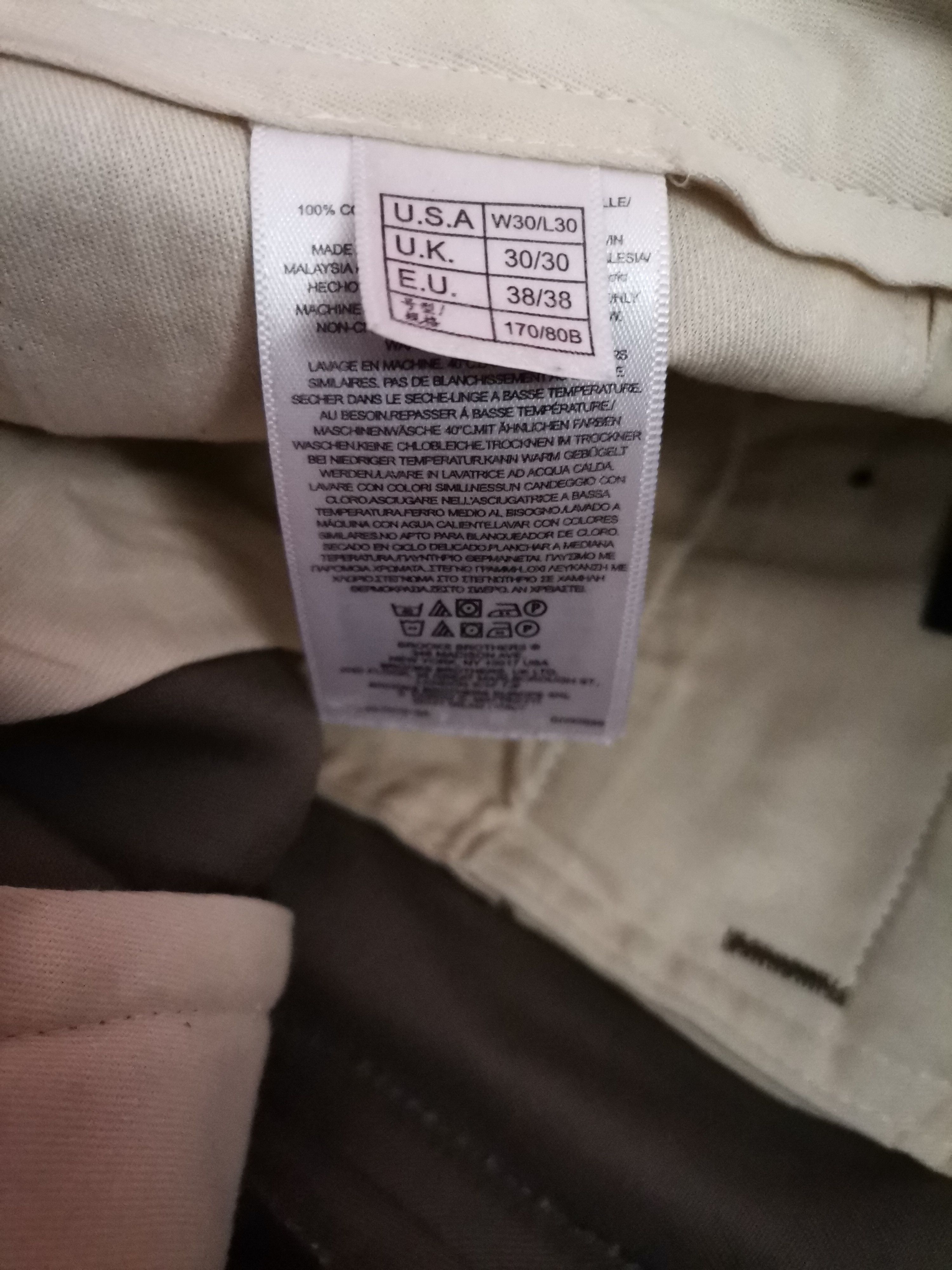 Brooks Brothers Brooks Brothers Chino Pants Size US 30 / EU 46 - 4 Thumbnail