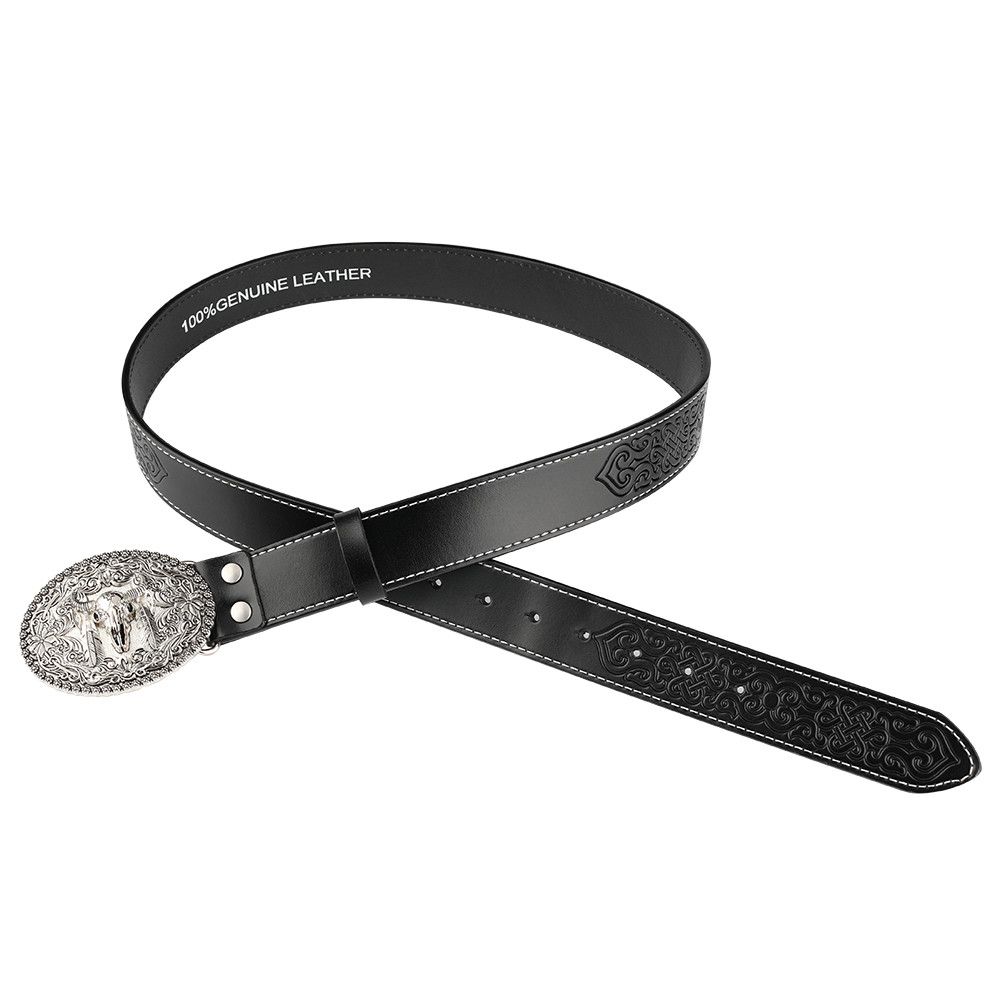 Designer Vibe Vintage Belt Riveted Belts Menswear Accessories Size ONE SIZE - 3 Thumbnail