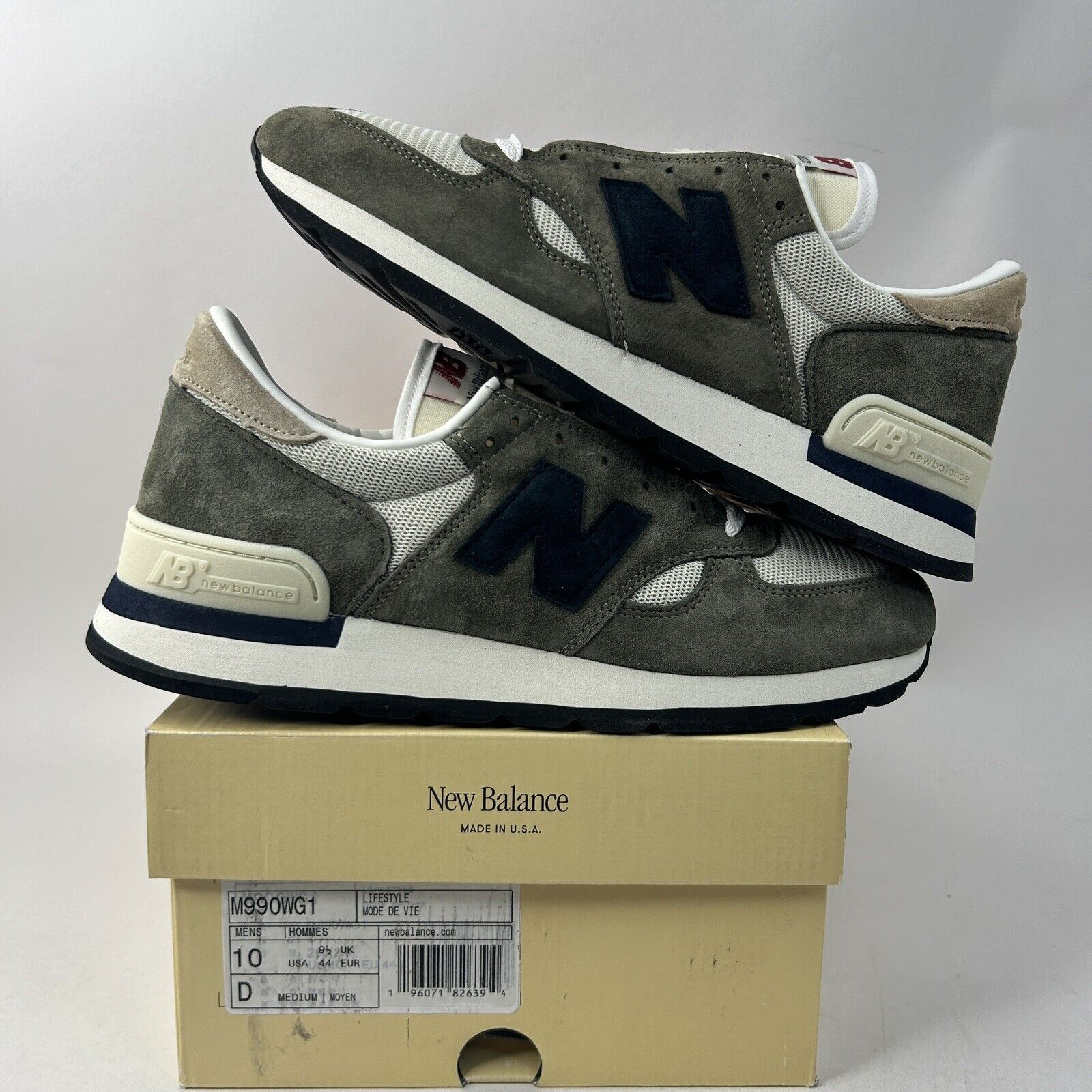 New Balance New Balance 990v1 x Teddy Santis MiUSA “Blue Grey” 2024 Size US 10 / EU 43 - 1 Thumbnail